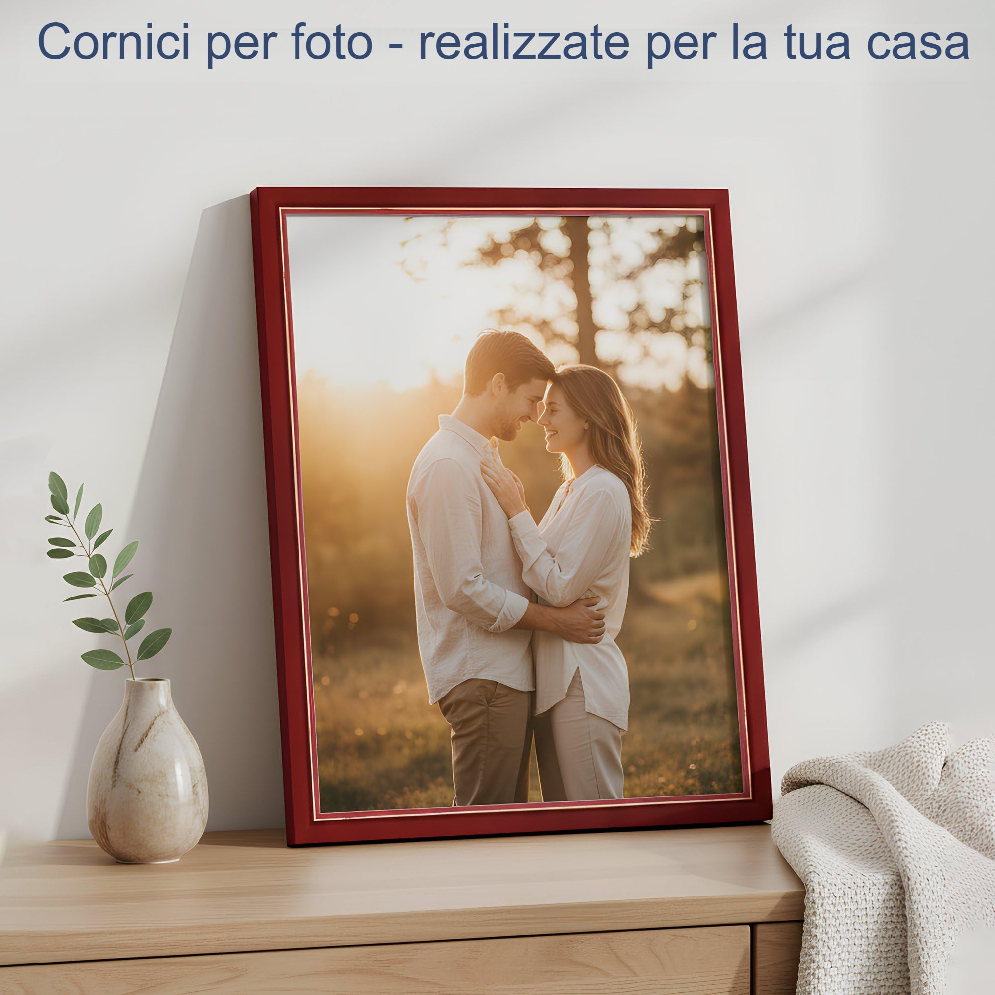 WANDStyle cornice foto legno rustico, cornici da parete, cornice 30x42 cm