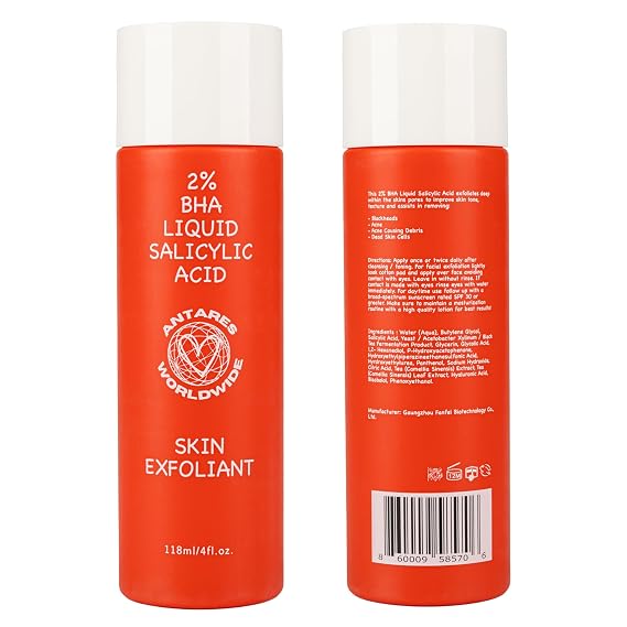 2% BHA Liquid Salicylic Acid Skin Exfoliant