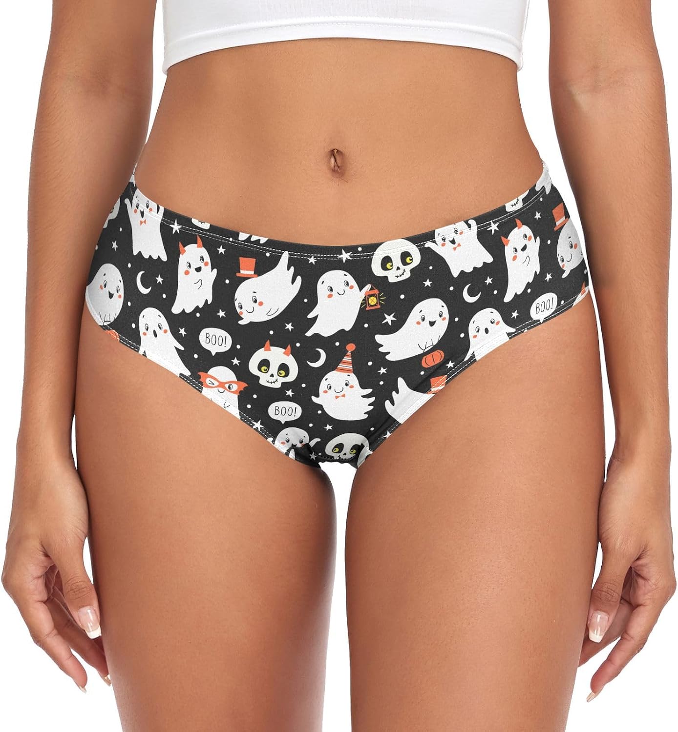 vvfelixl Japanese Ramen and Ingredient Panties for Women,Women Underwear Cheeky Panties for Women XS
