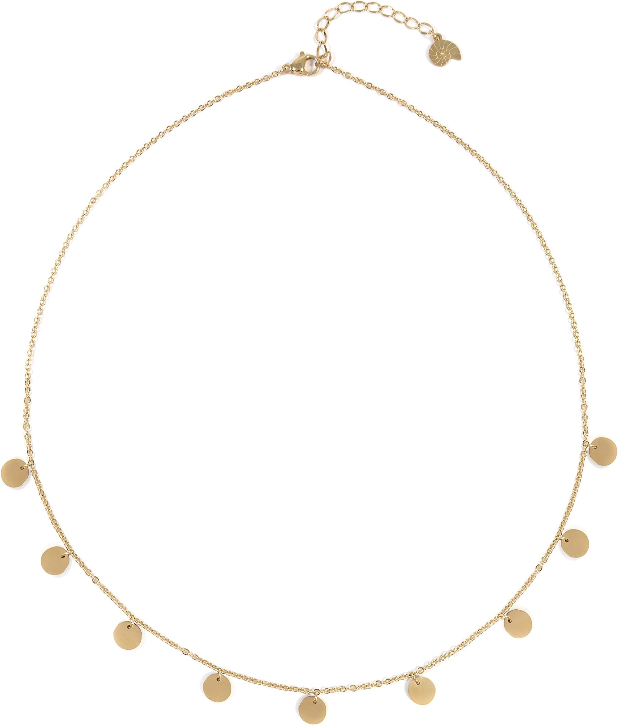 Multi Circle Necklace in Gold