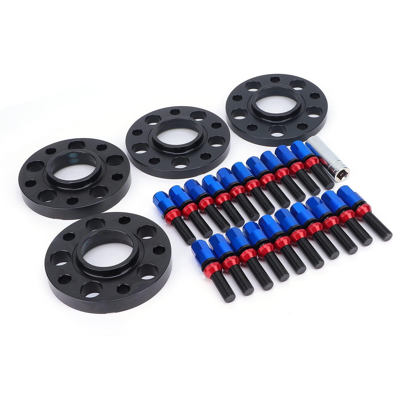 Hub Centric Wheel Spacers dla BMW Serii 1 F20/F21 2014-2019, (BLUE)