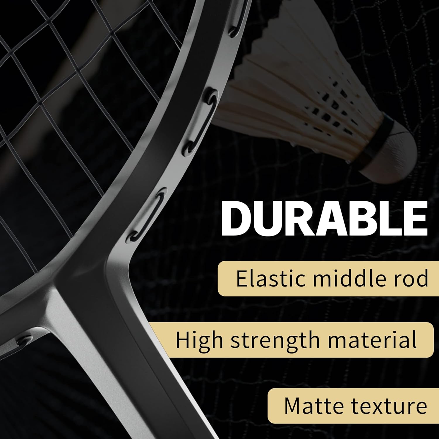 Buy LANGNING 8U Graphite Professional Badminton Racket for Youth,Light