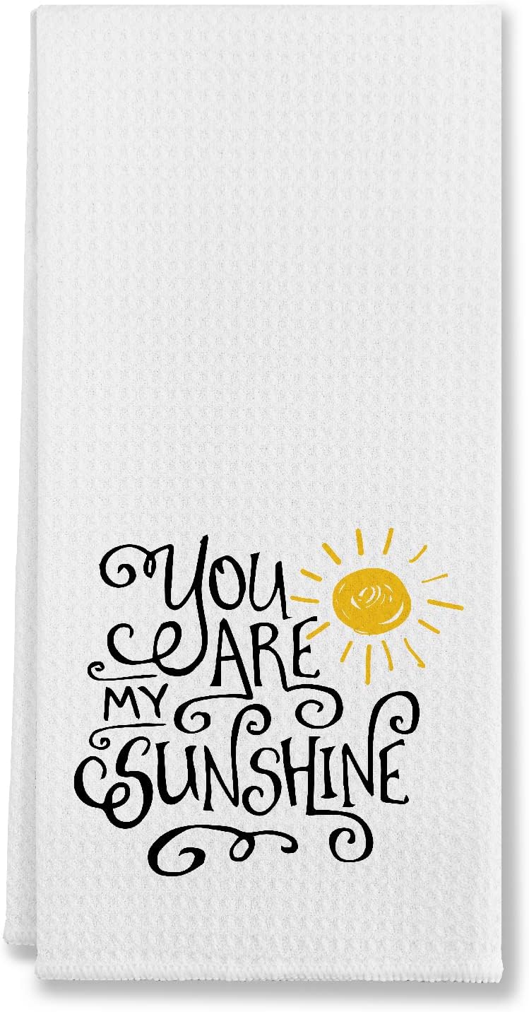 EIONEY You are My Sunshine Kitchen Towels & Tea Towels,Dish
