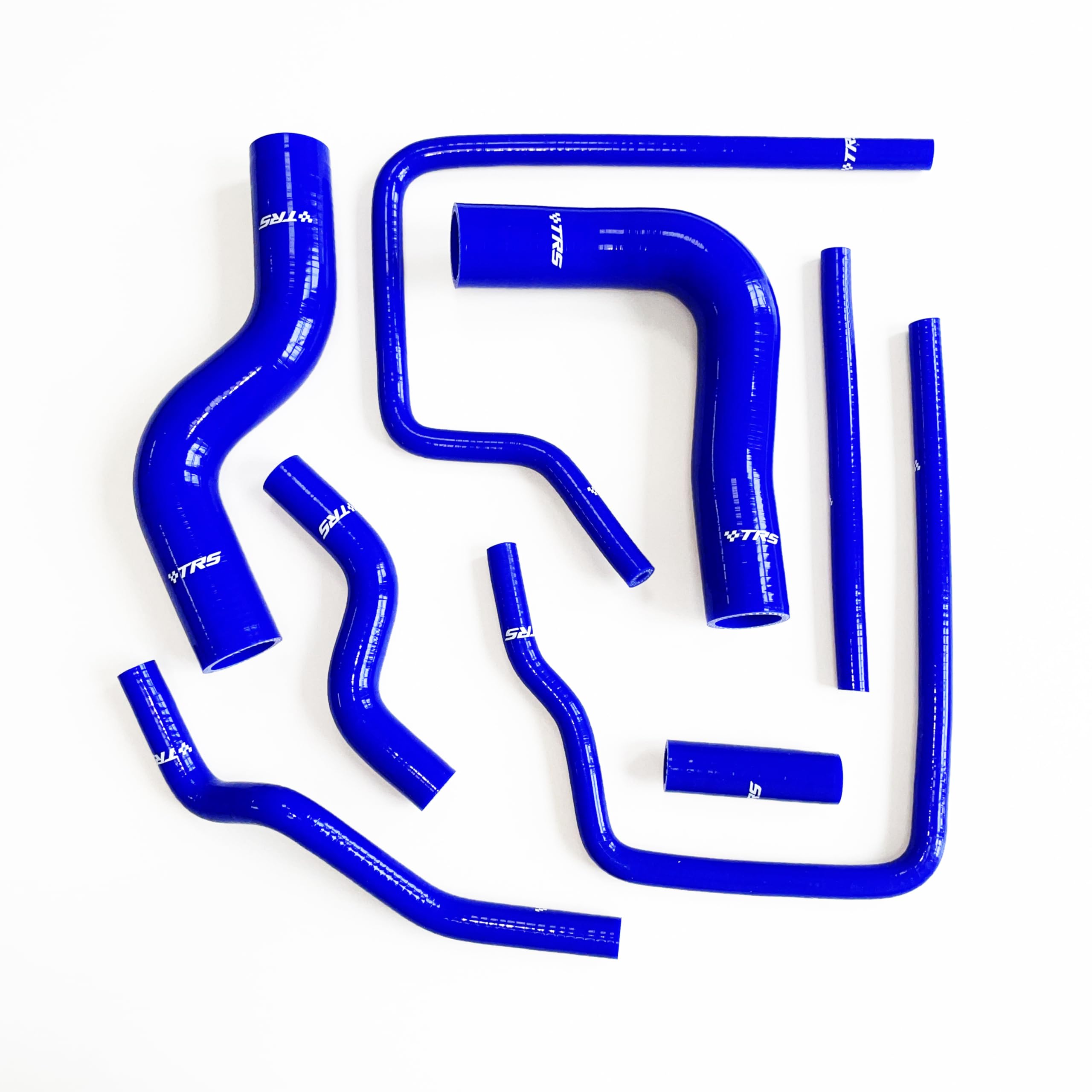 TRS Silikon-Kühlerschläuche kompatibel mit Subaru Impreza WRX STI GC8 GF8 EJ20 96-00 (blau)