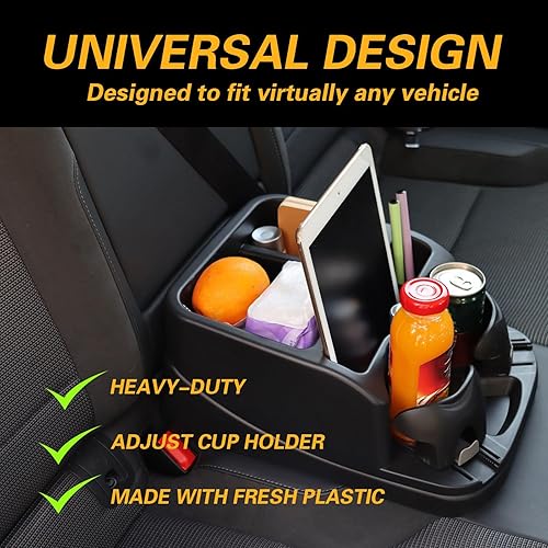 Miniatura 8 de OrganizerBackseat Car Organizers with 3 Storages Compartments and 2 Cup Holders,for Travel