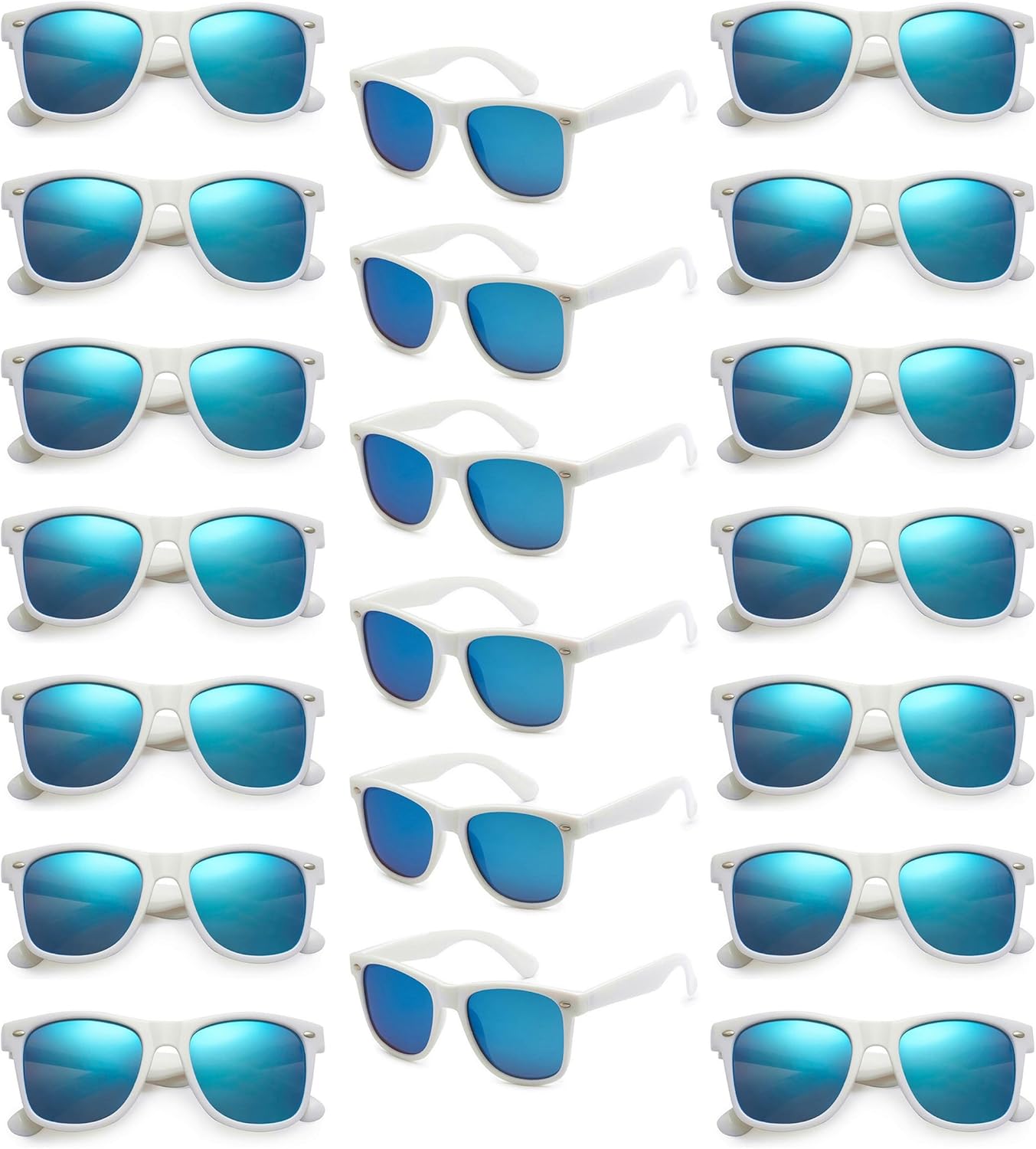 Eyegla Wholesale Sunglasses Bulk Adults Party Sunglasses 80s Glasses Shades Costume Eyewear Set-10 Pack