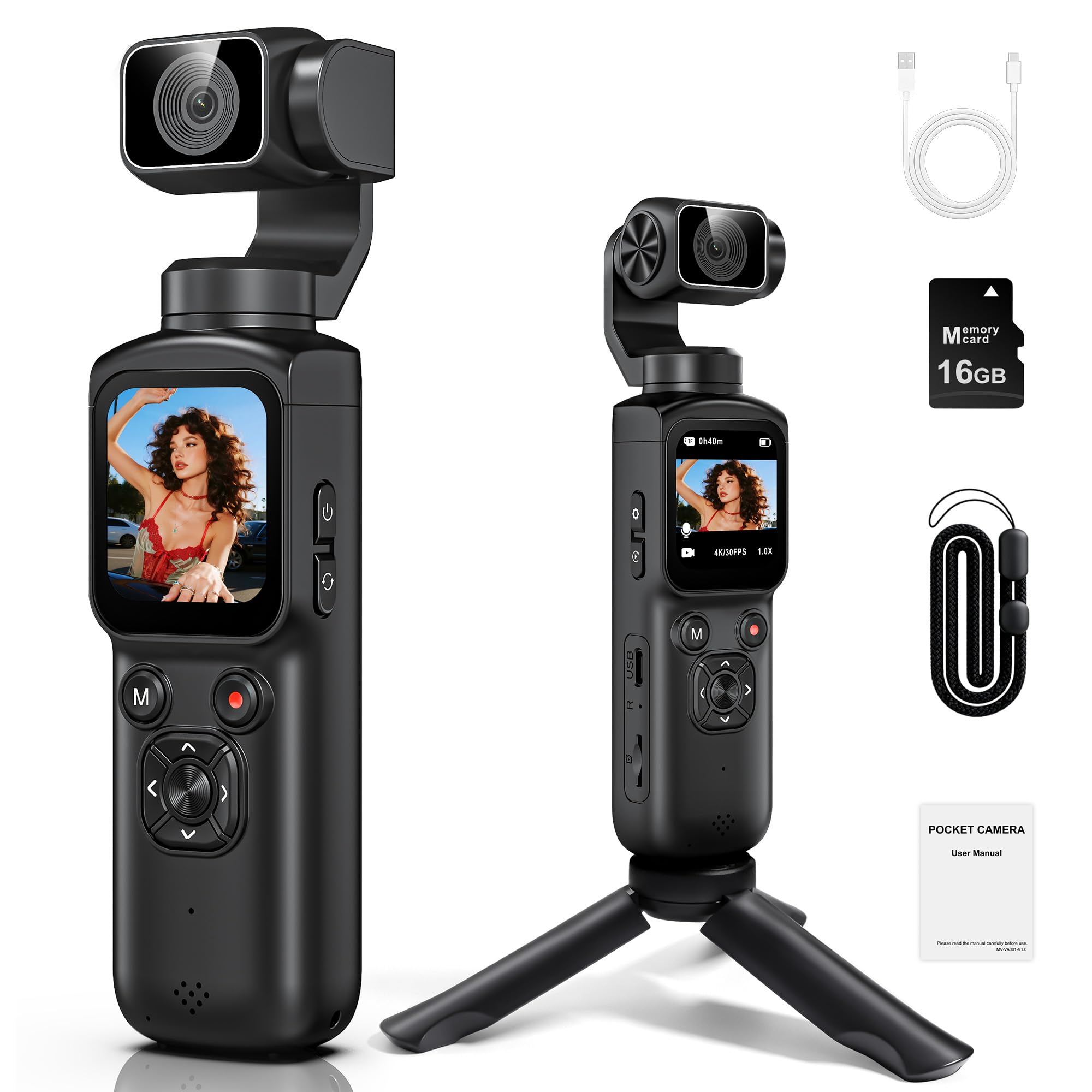 VENOPTIX 4K Vlogging Camera