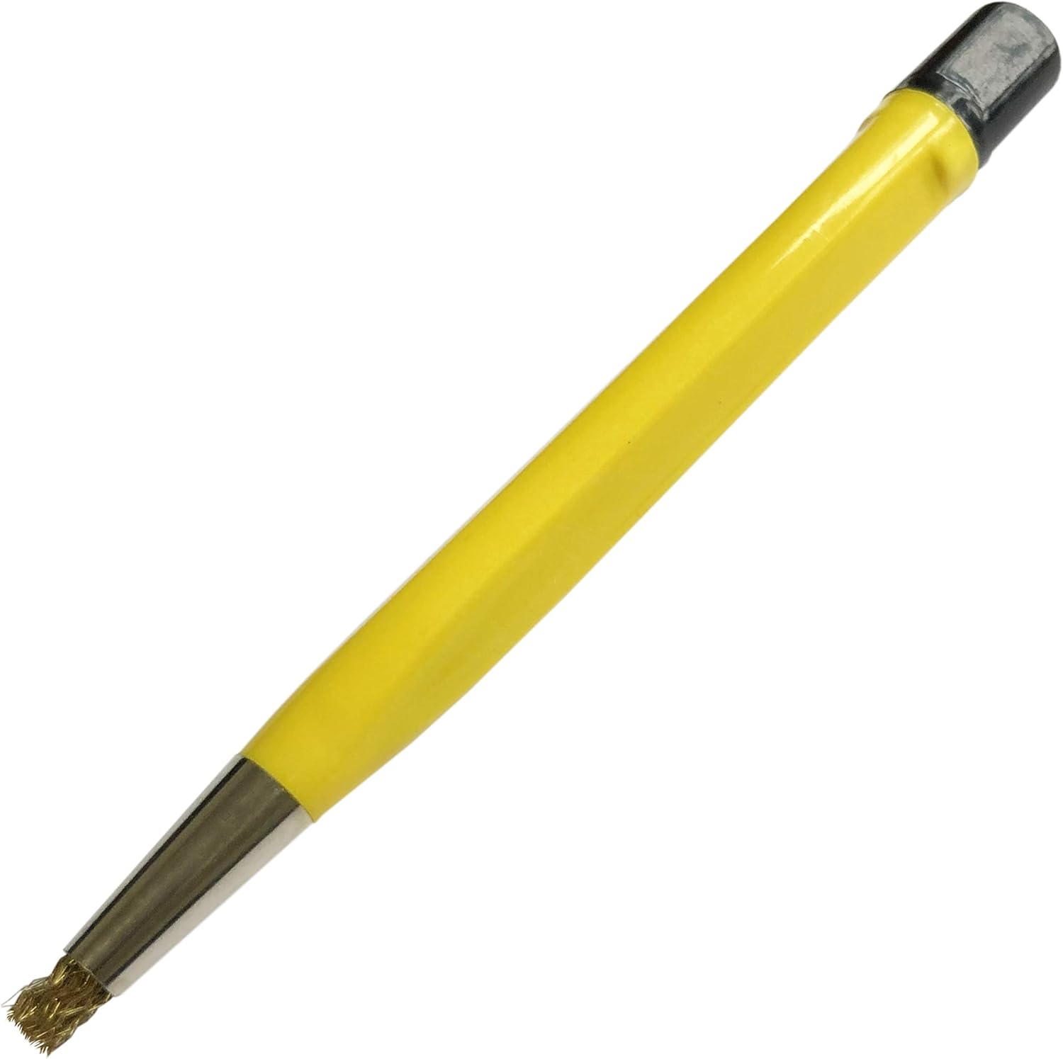 4 Scratch Brush Set : Brass Steel Nylon Fiberglass Watch Repair Rust Clean Tool (40)