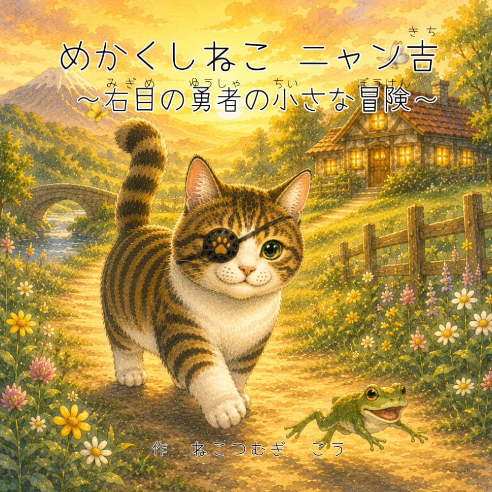 めかくしねこ ニャン吉 〜右目の勇者の小さな冒険〜: （幼児向け絵本）
