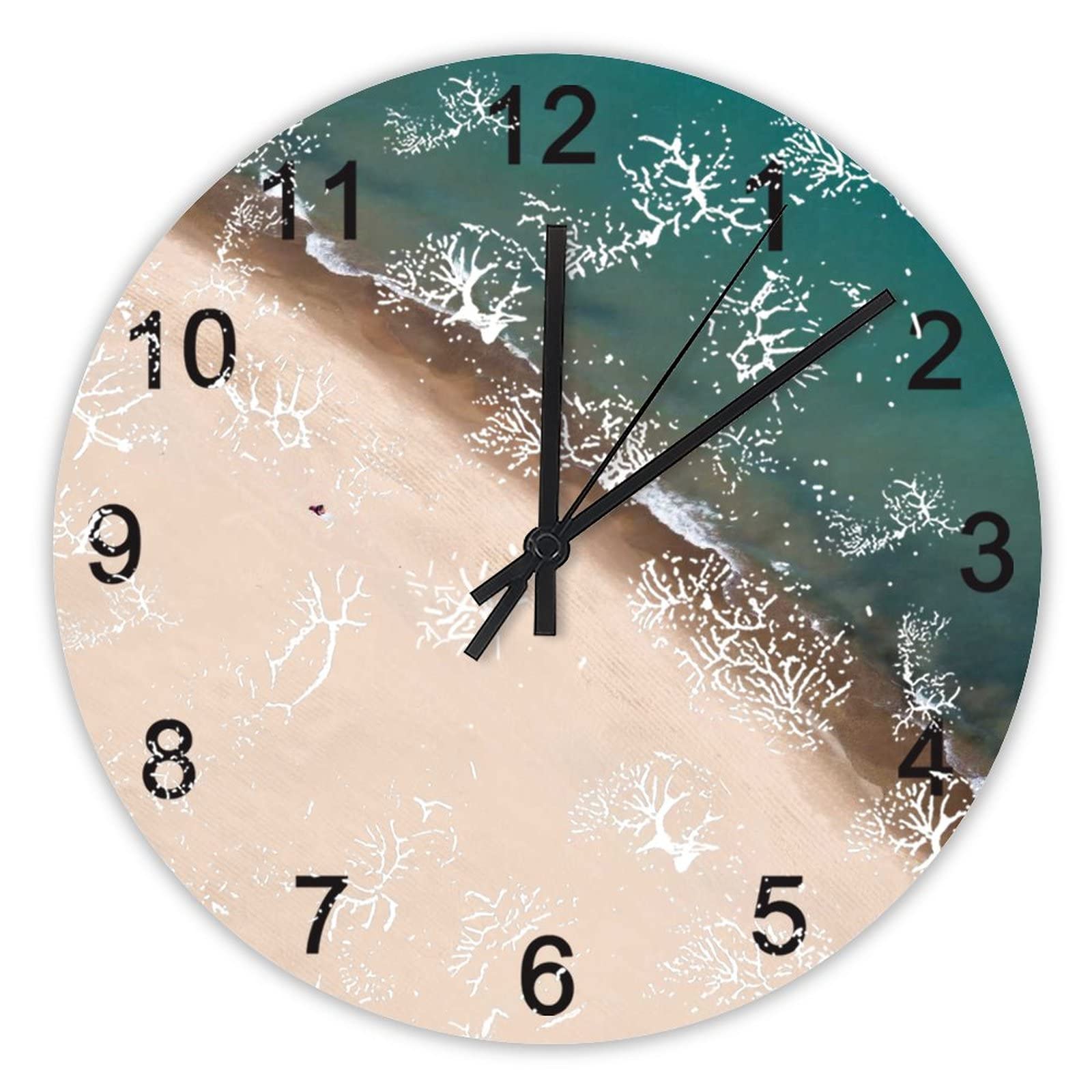 Horloge murale silencieuse sans tic-tac pour un calme absolu