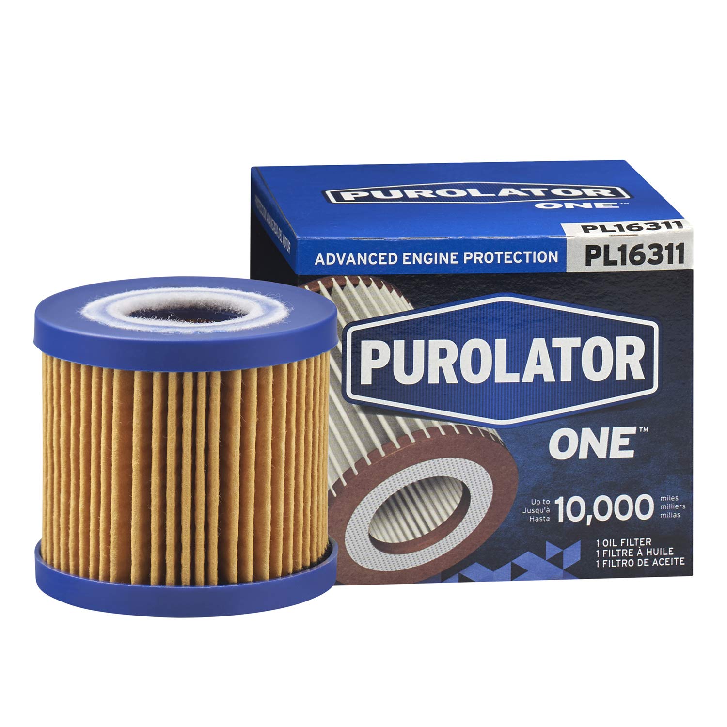 Purolator PL16311 PurolatorONE Advanced Engine Protection Cartridge Oil Filter Compatible With 2009-2017 Toyota Corolla, 2010-2018 Toyota Prius, 2018-2022 Toyota C-HR and 2012-2017 Toyota Prius V