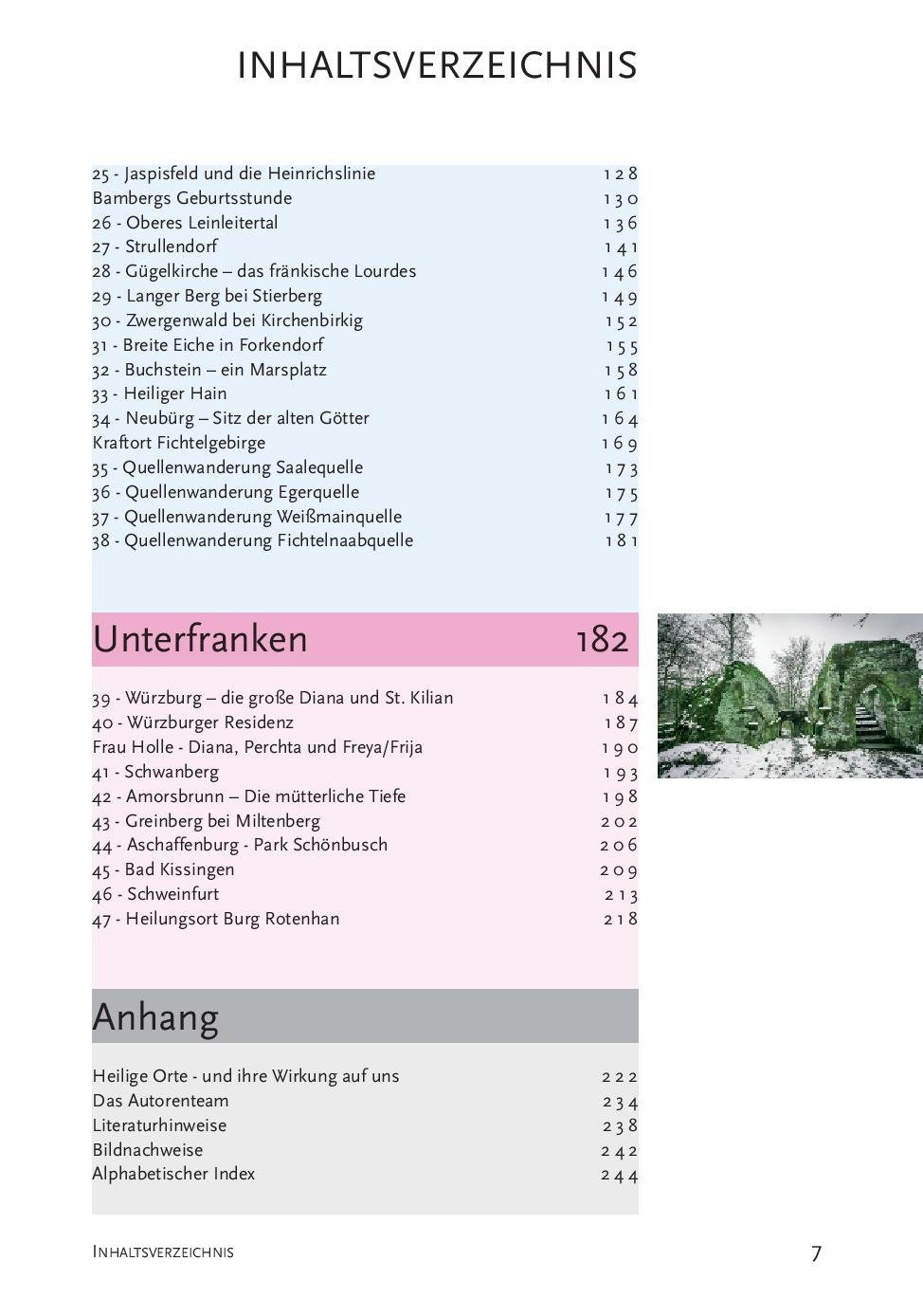 Kraftplätze in Franken - Geomantischer Guide zu Kultstätten und energetischen Orten