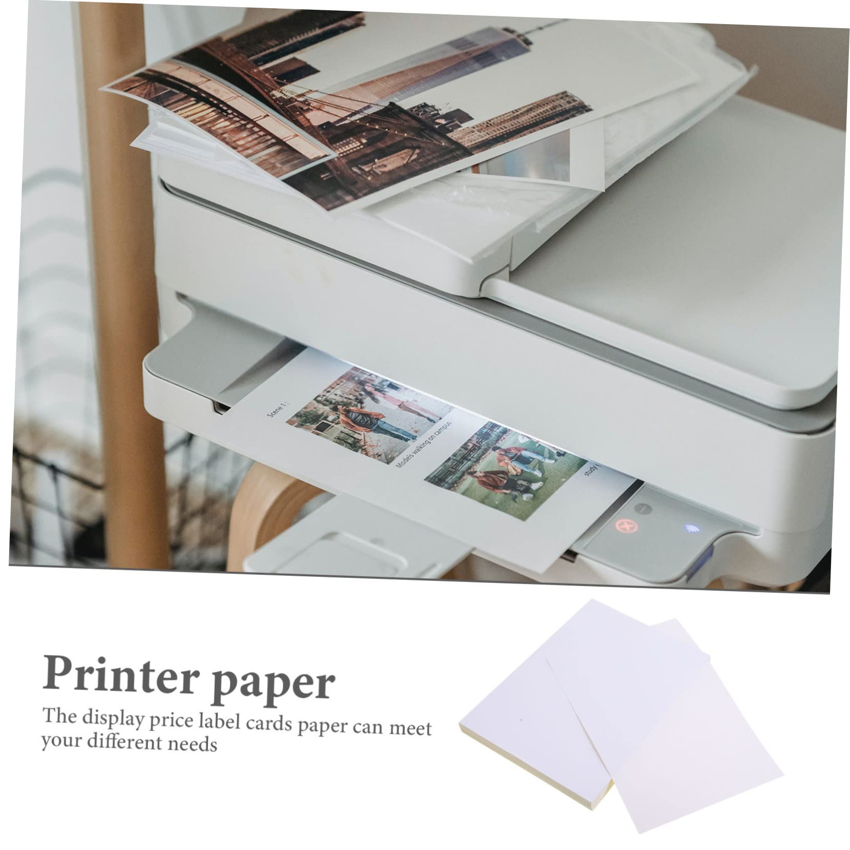 Papel Adhesivo Imprimible Blanco 100 Hojas A4 para Etiquetas