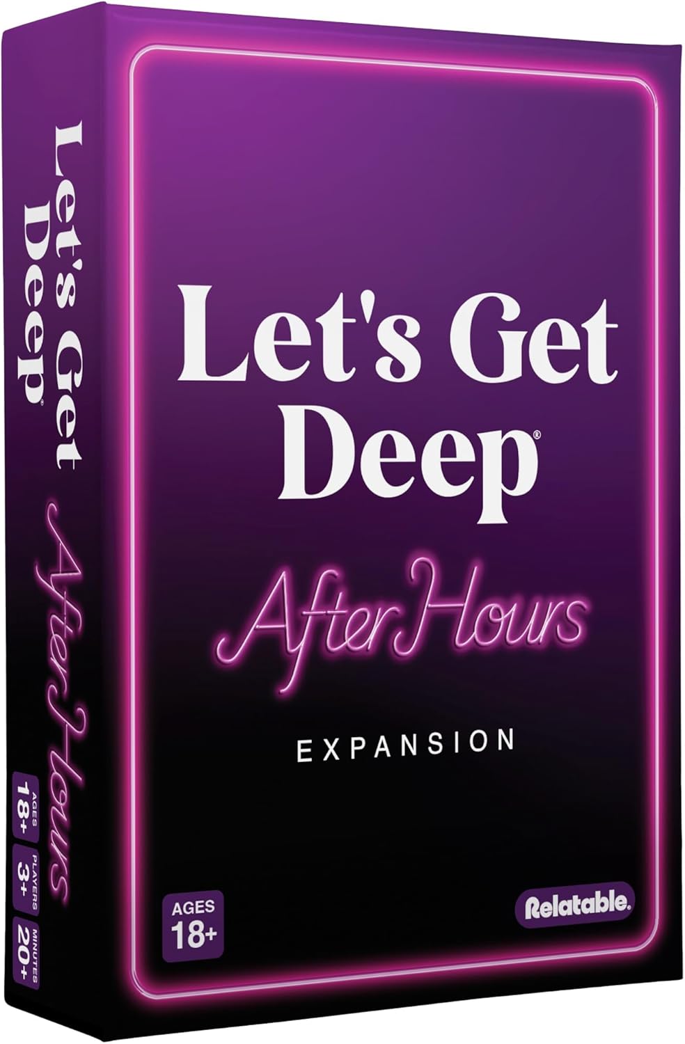 Let's Get Deep by Relatable, A Question Card Game for Couples, Great for Date Night Ideas, Couples Gifts, Wedding Gifts, and Long Distance Relationship Gifts, Includes 200 Cards to Build Up Intimacy