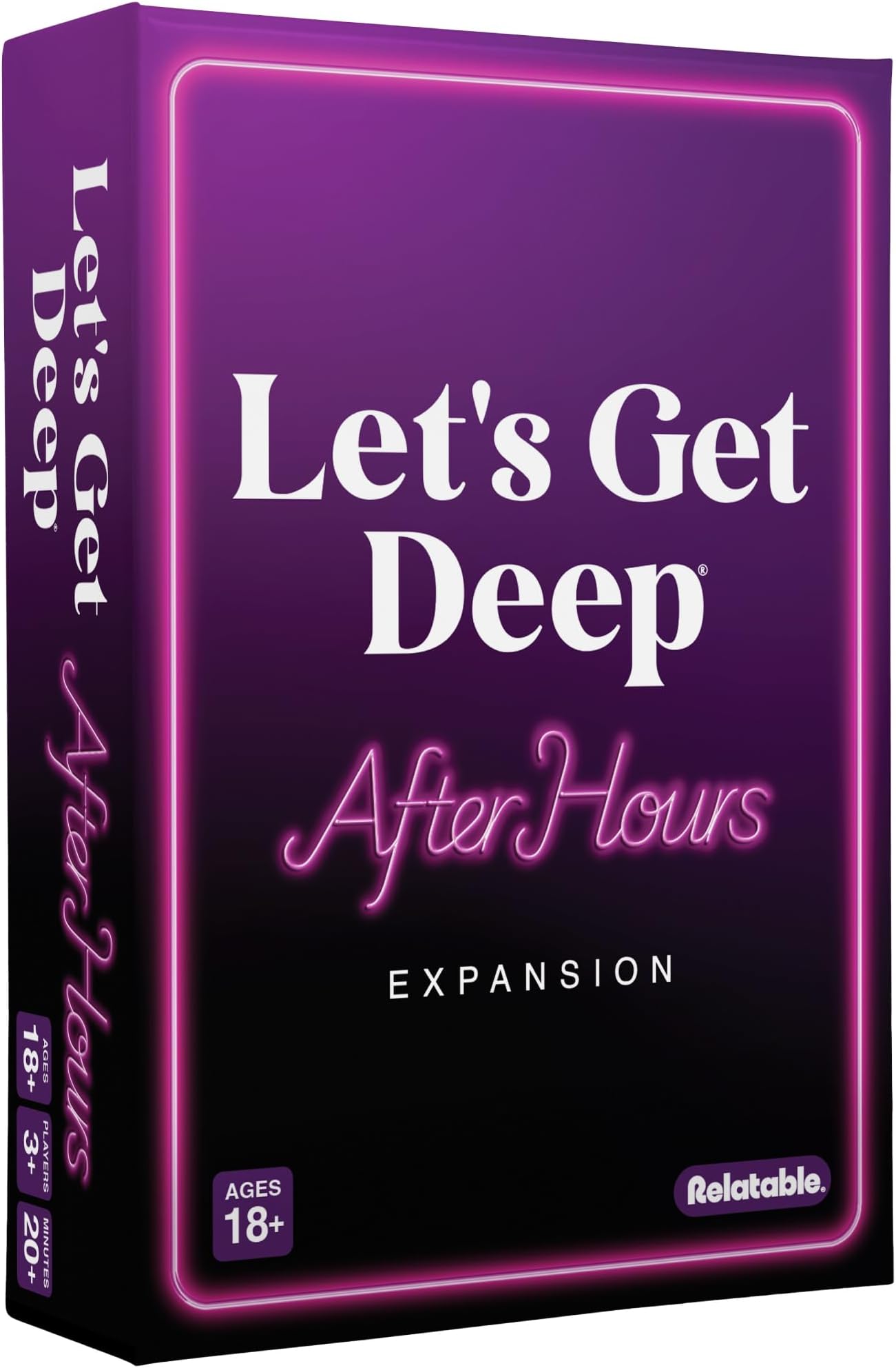 WHAT DO YOU MEME? Let's Get Deep: After Hours Expansion Pack by Relatable, Designed to Add on to The Let's Get Deep Core Game, Great for Couples Gifts, Wedding Registry Gifts, Includes 100 Cards