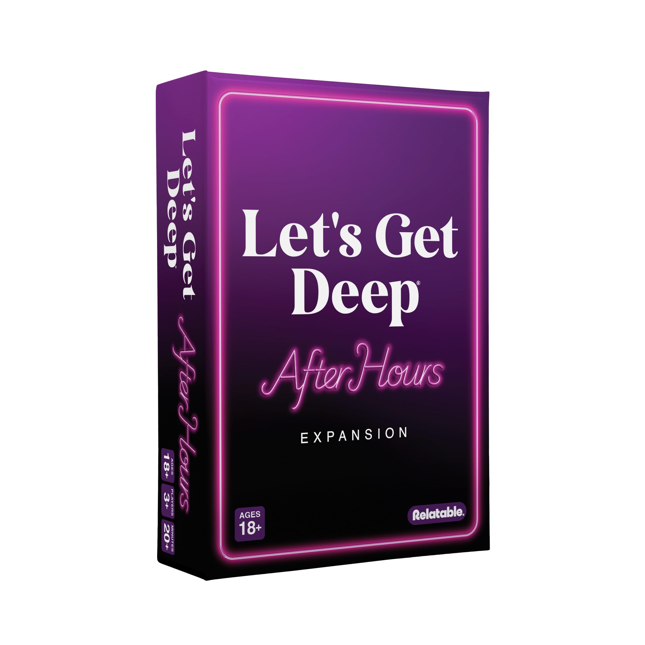WHAT DO YOU MEME? Let's Get Deep: After Dark Expansion Pack – Designed to be Added to Let's Get Deep Core Party Game – The Relationship Game Full of Questions for Couples