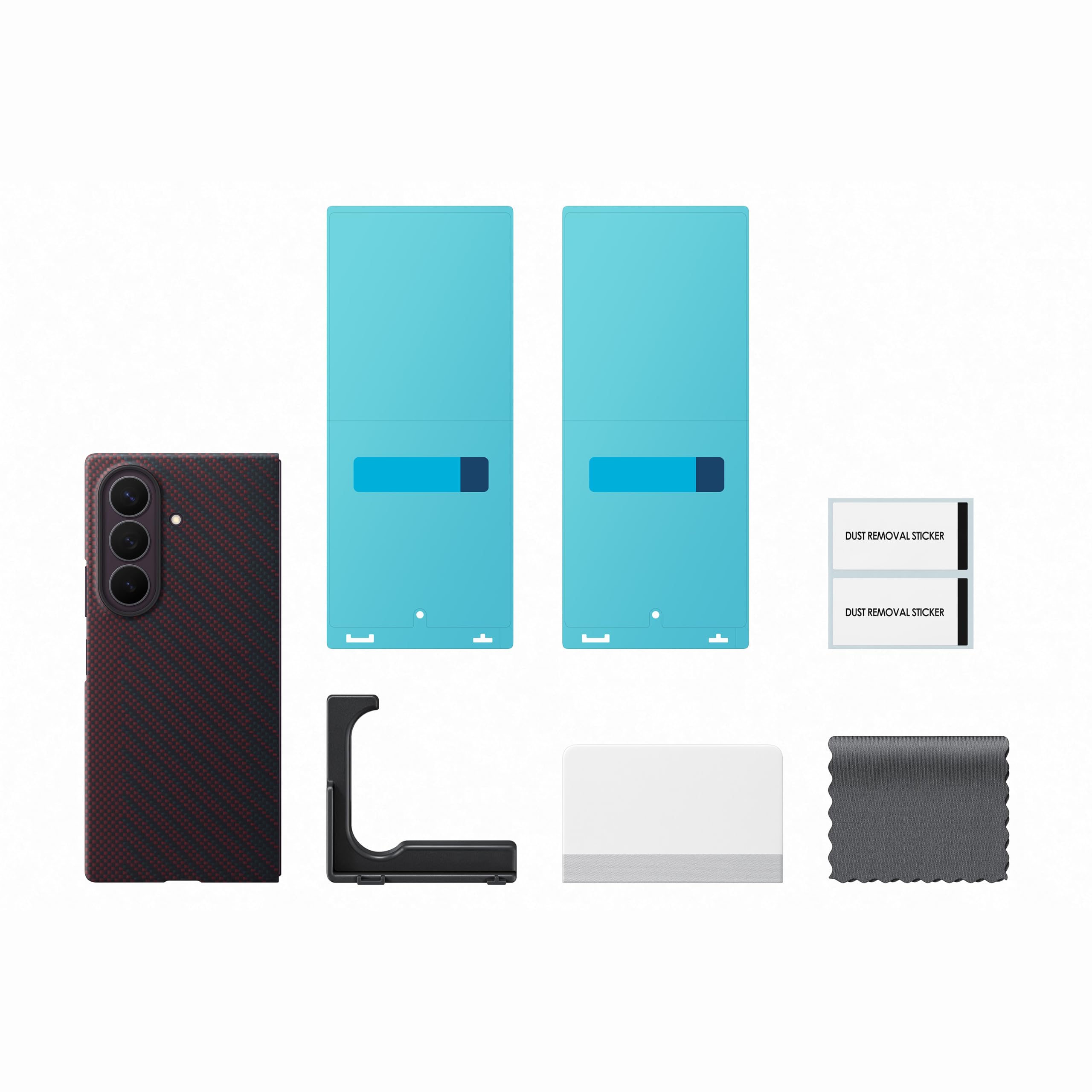 Samsung Funda con imán de Carbono Oficial para Galaxy Z Fold8 Ultra Violet | Funda y protector de pantalla antirreflectante en la caja. Diseño ultrafino, hecho de fibra de aramida aeroespacial