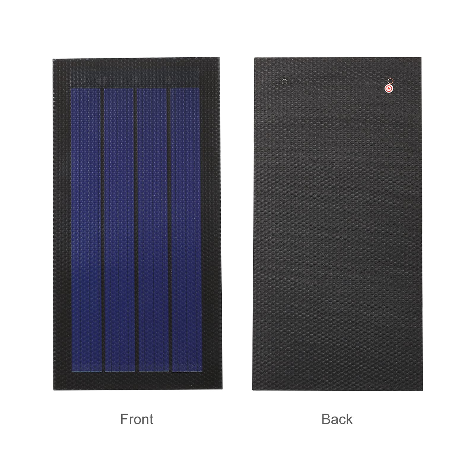 1W 6V Flexible Solar Panel Kleine Dünne Amorphe Silikon Solarzelle DIY Wasserdicht Camping Tragbare Power Solar Panel Kompatibel für Licht Fan Gartenpumpe