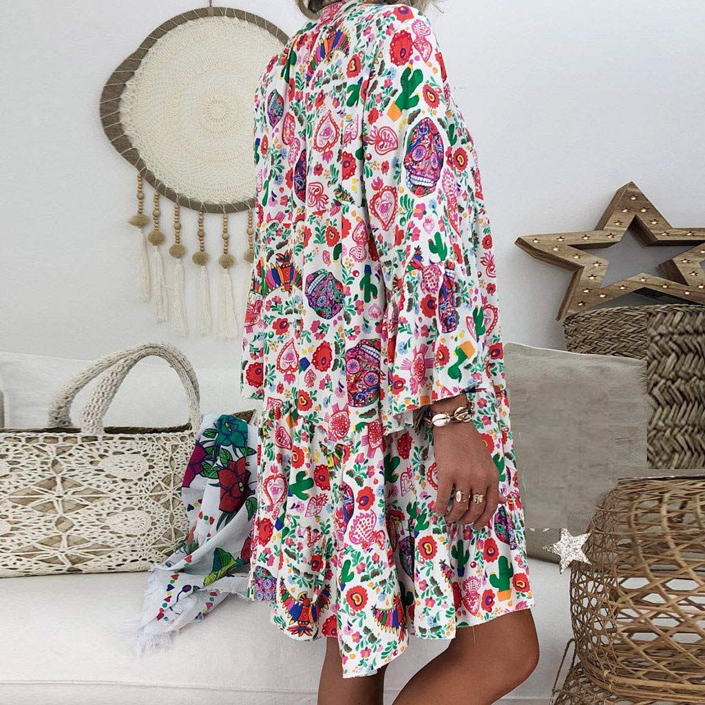 Générique Robe Femme Chic Et Elegant Blanche Vintage Rose Terracotta Cocktail Soiree Courte Ceremonie Mariage Boheme Vetement Solde De Plage Sexy Soirée Grande Taille