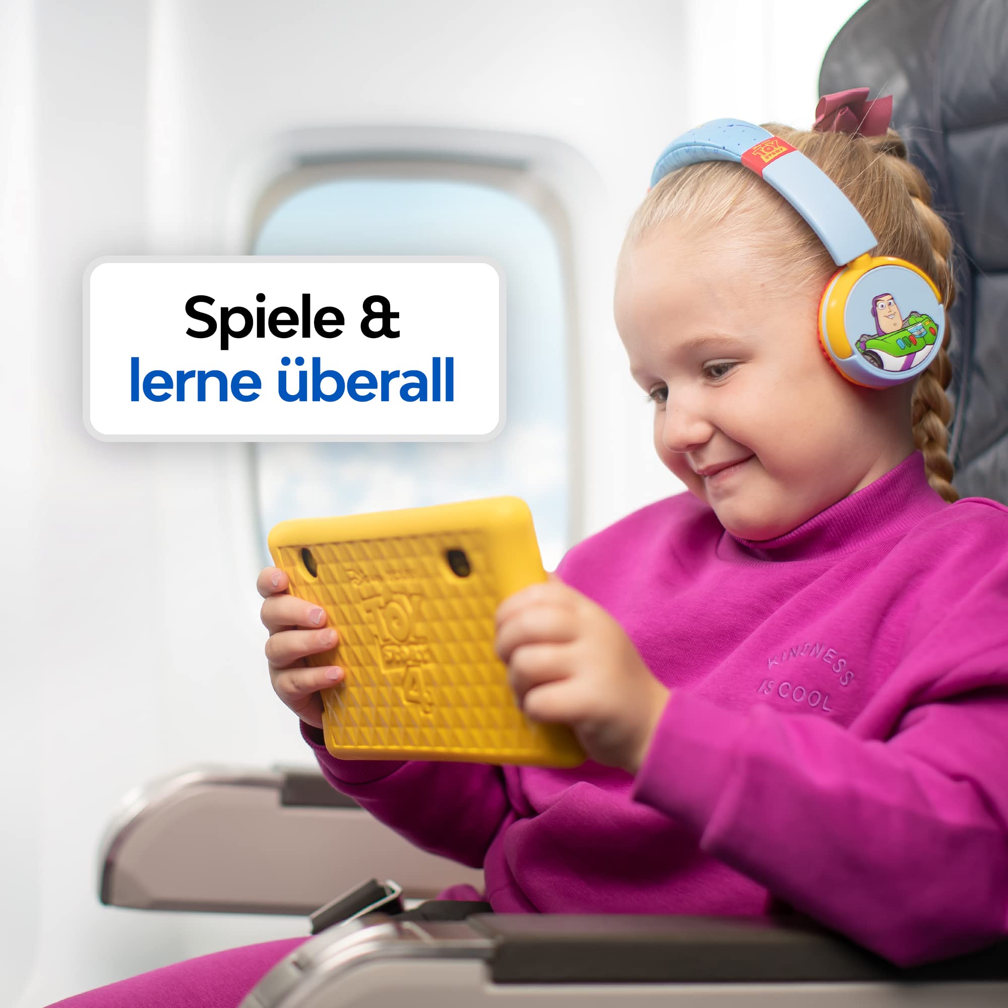 Pebble Gear Disney Kinder Tablet - offiziell izenziertes Toy Story Kids-Tablet mit Hülle, kindersichere Kontrollfunktionen, 7 Zoll, 500+ Spiele, Disney Apps & E-Books, TÜV-Süd geprüft
