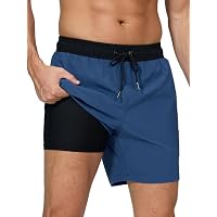 Arcweg Costume da Bagno da Uomo con Boxer Slip Foderato Pantaloncini da Bagno Fodera