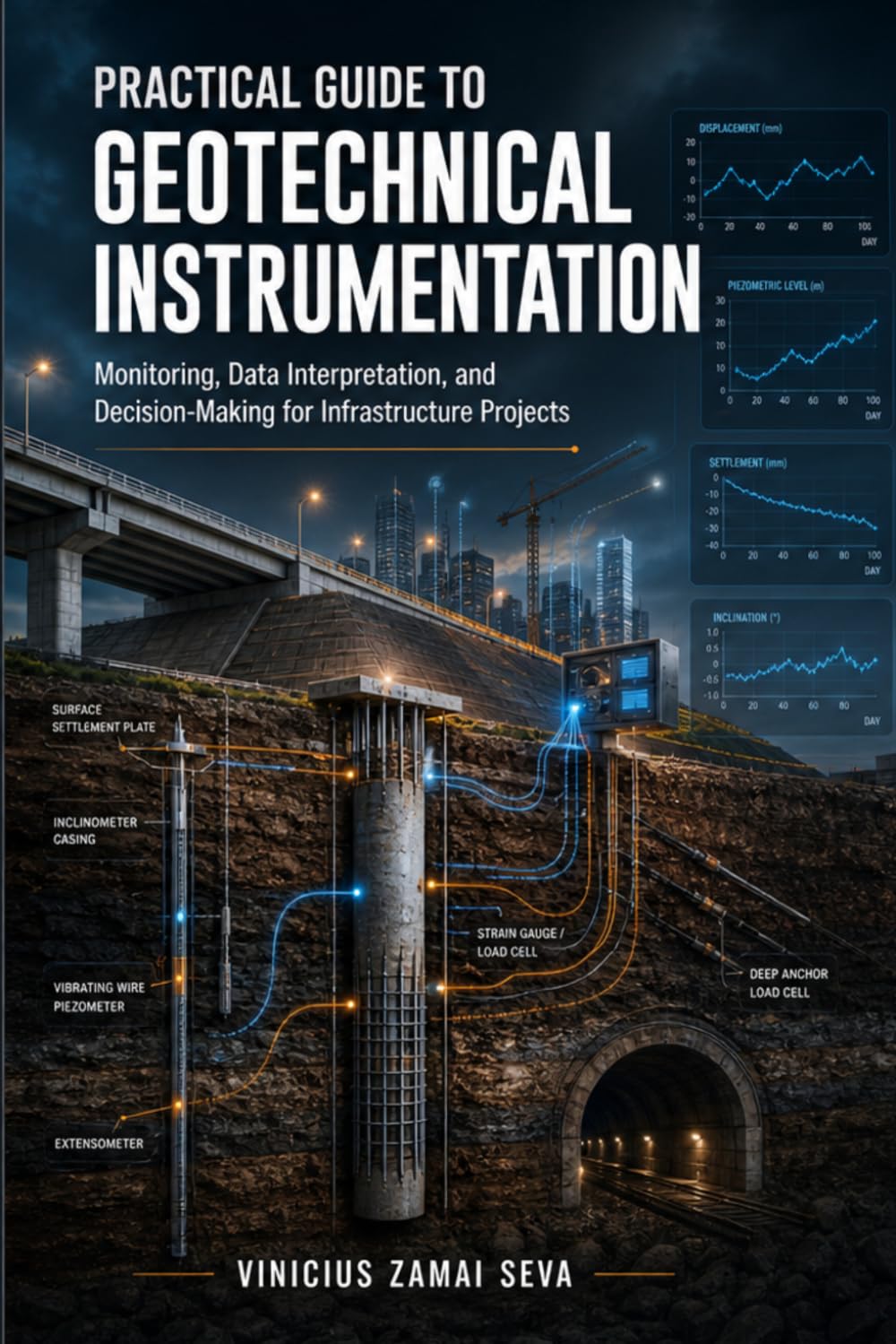 Practical Guide to Geotechnical Instrumentation: Monitoring, Data Interpretation, and Decision-Making for Infrastructure Projects