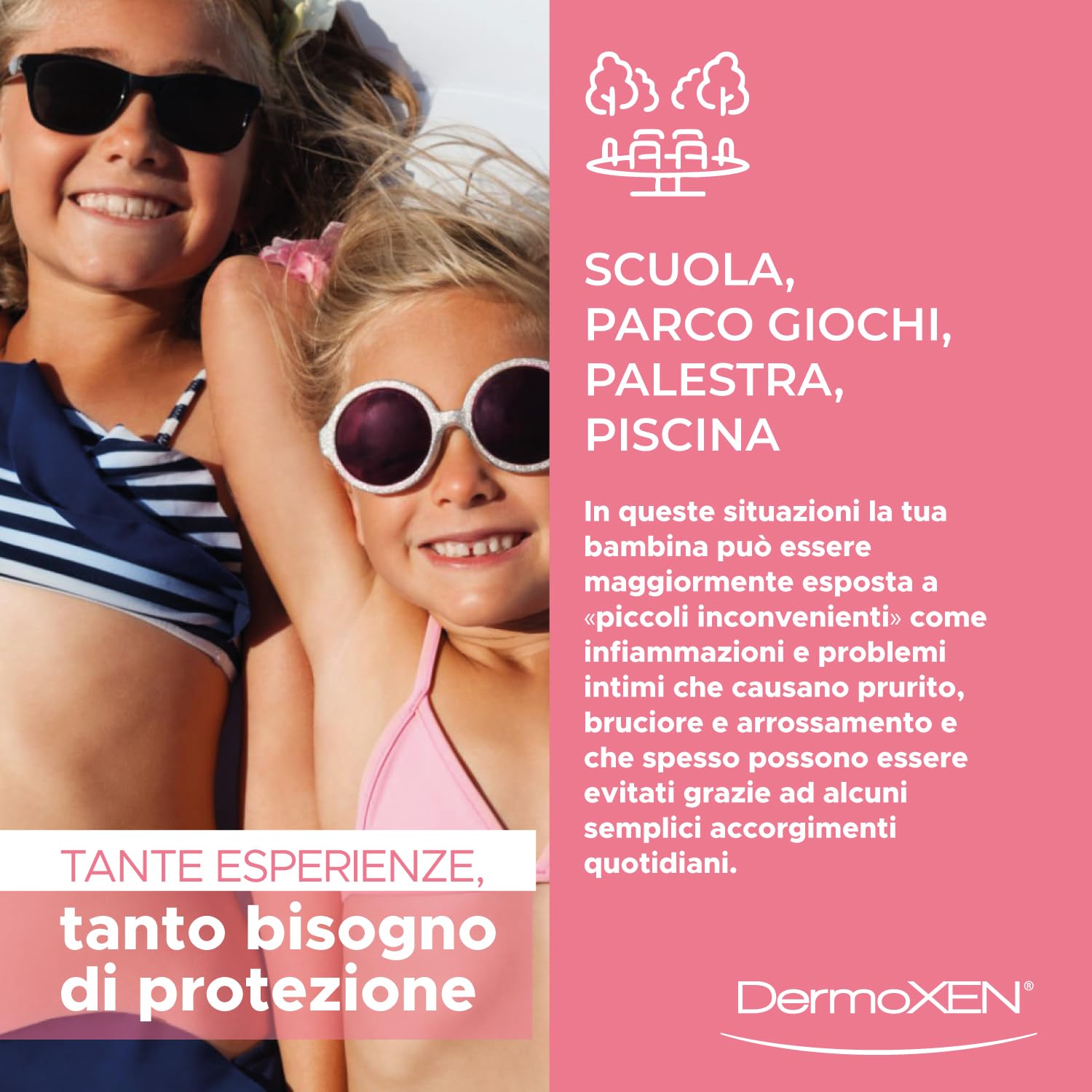DERMOXEN 4 GIRLS Detergente Intimo Pediatrico per Bambina, Contro Prurito e Arrossamenti. Sapone Intimo Delicato con Acido Lattico, Senza SLES, Parabeni, Allergeni – Età 3-14 Anni. 200 ml