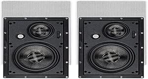Snapklik.co : Onoprice 3-Way Fiber In-Wall Speakers - 8 Inch (Pair - View #3
