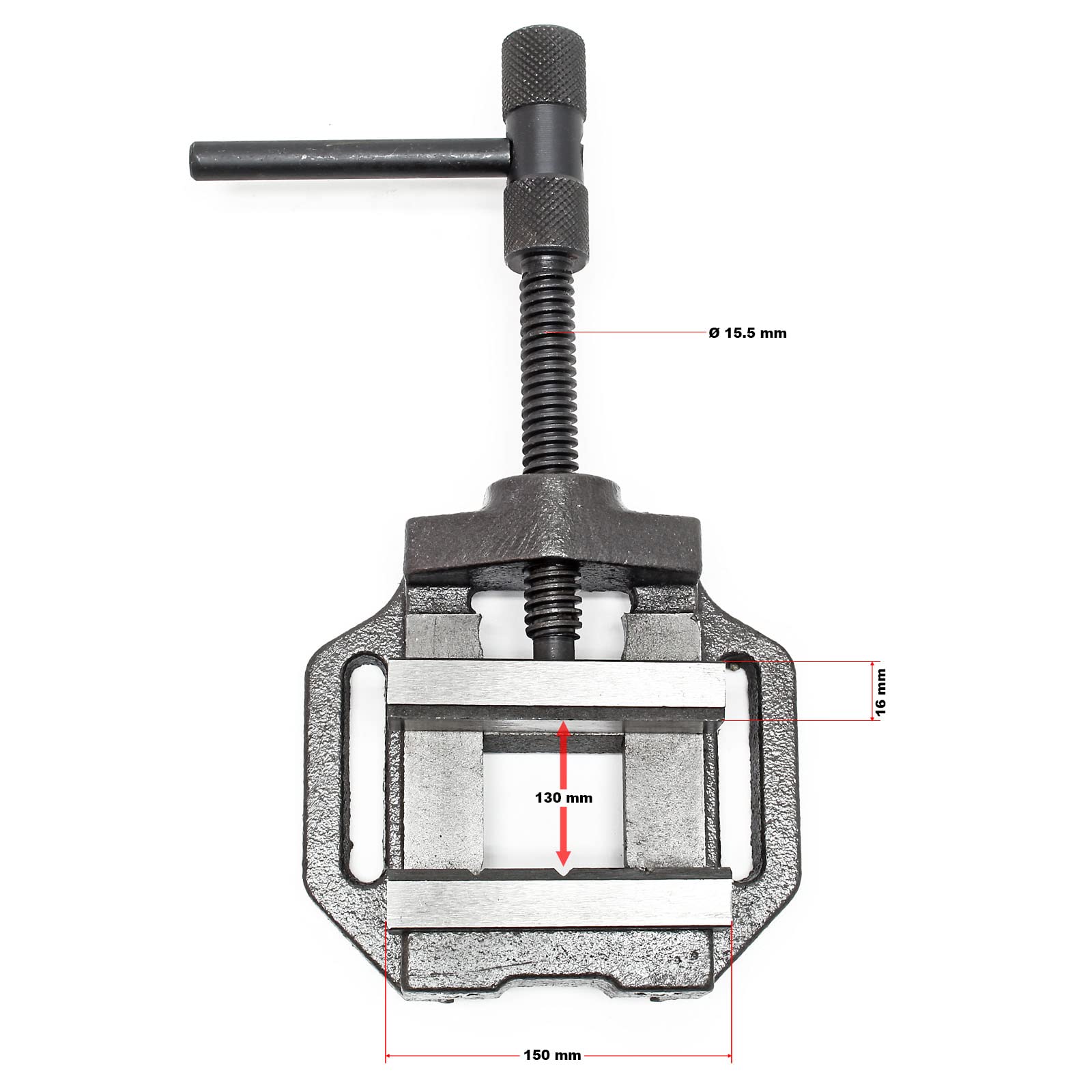 Morsa per trapani 150mm per macchine utensili da officina