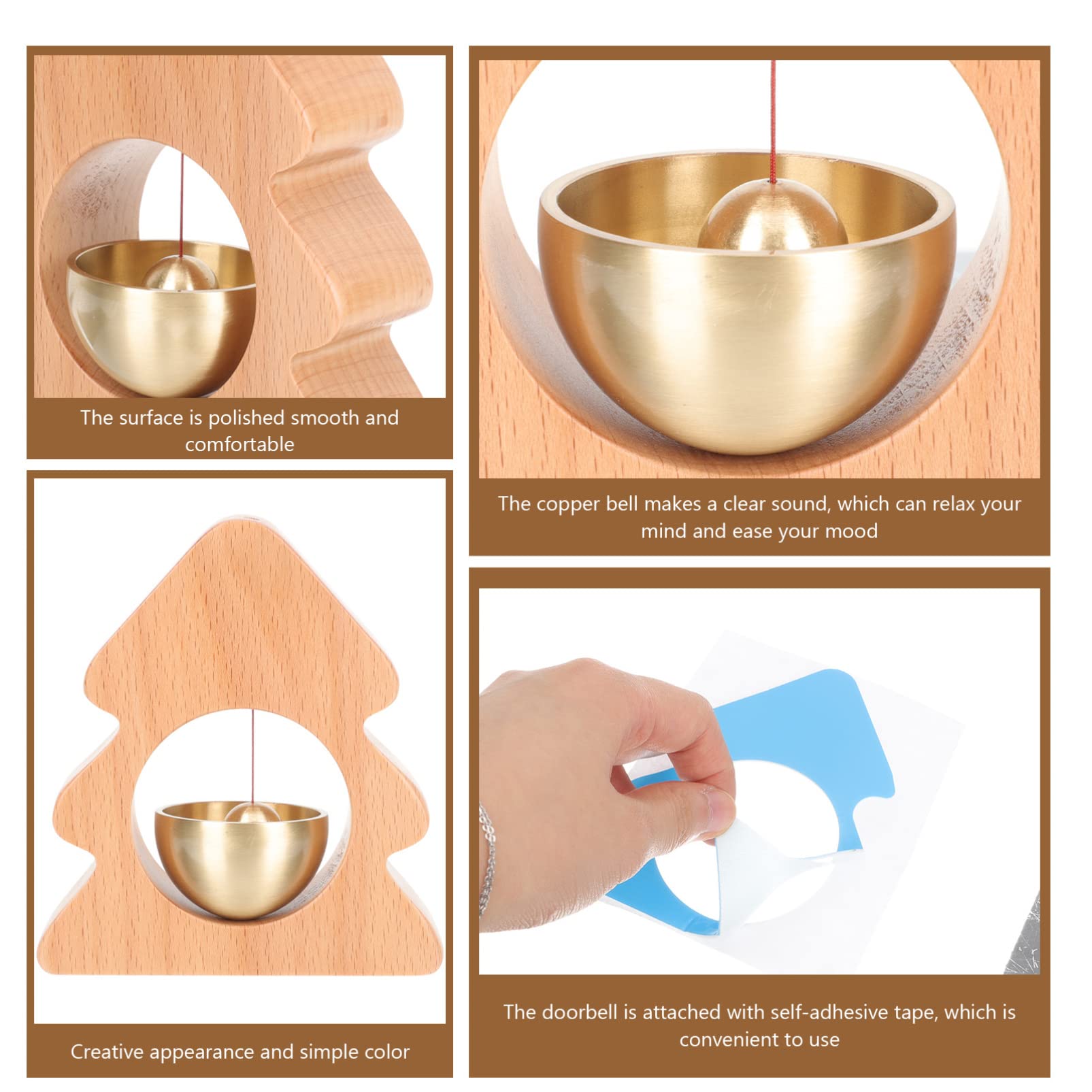 MAGICLULU 2 Pezzi Campanello Per Negozianti Campanello Di Natale Campanelli Di Natale Bomboniere Per Feste Di Di Apertura Porta Omaggi Per Feste Di Chiama