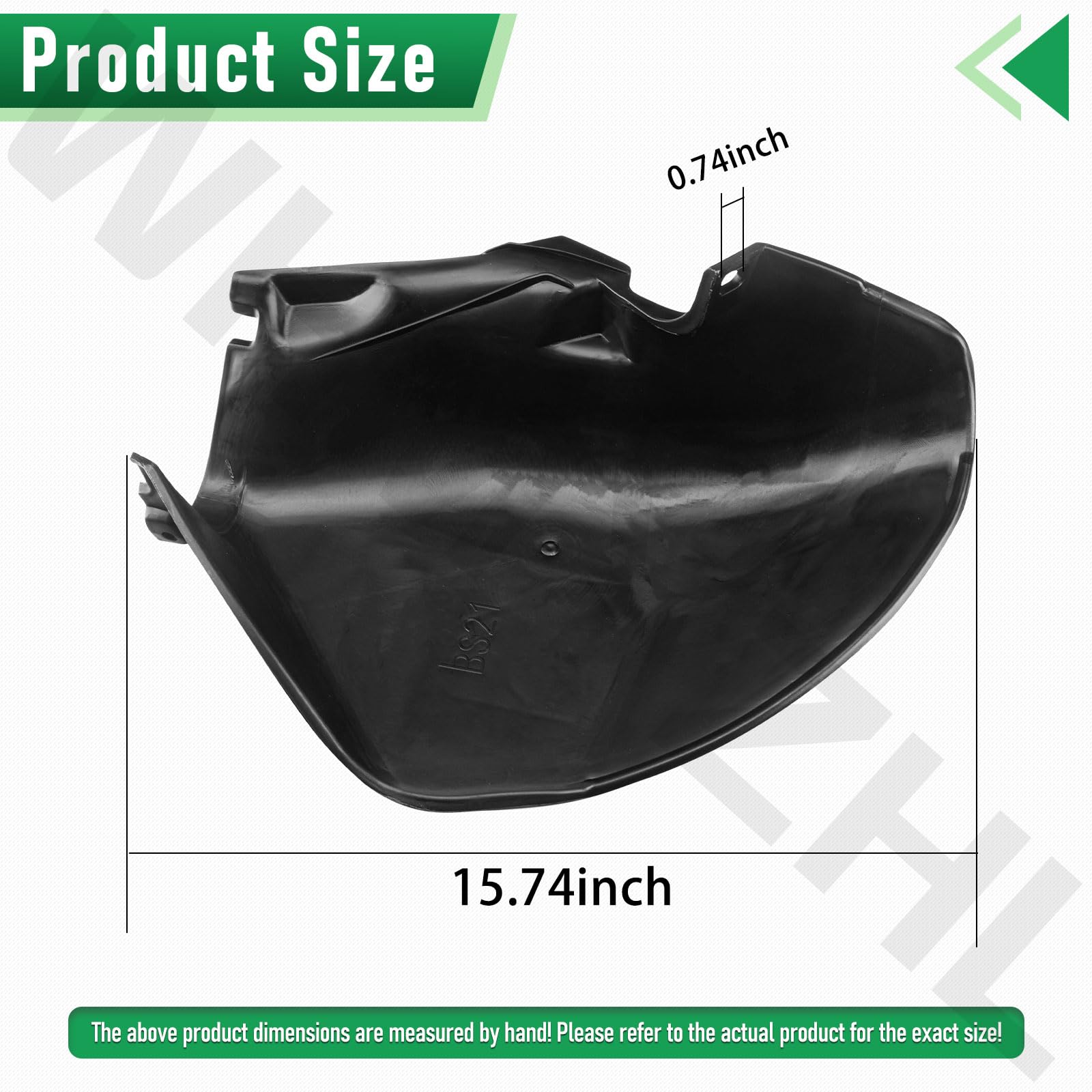 7042965YP - Protector deflector de cortacésped compatible con cortacésped Murray, B&S | Canal de descarga lateral para cortacéspedes de 21 pulgadas
