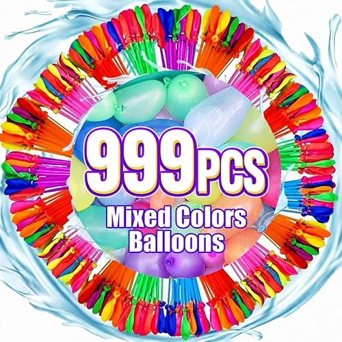 999 PCS Water Balloons, Bulk Summer Water Toys for Kids
