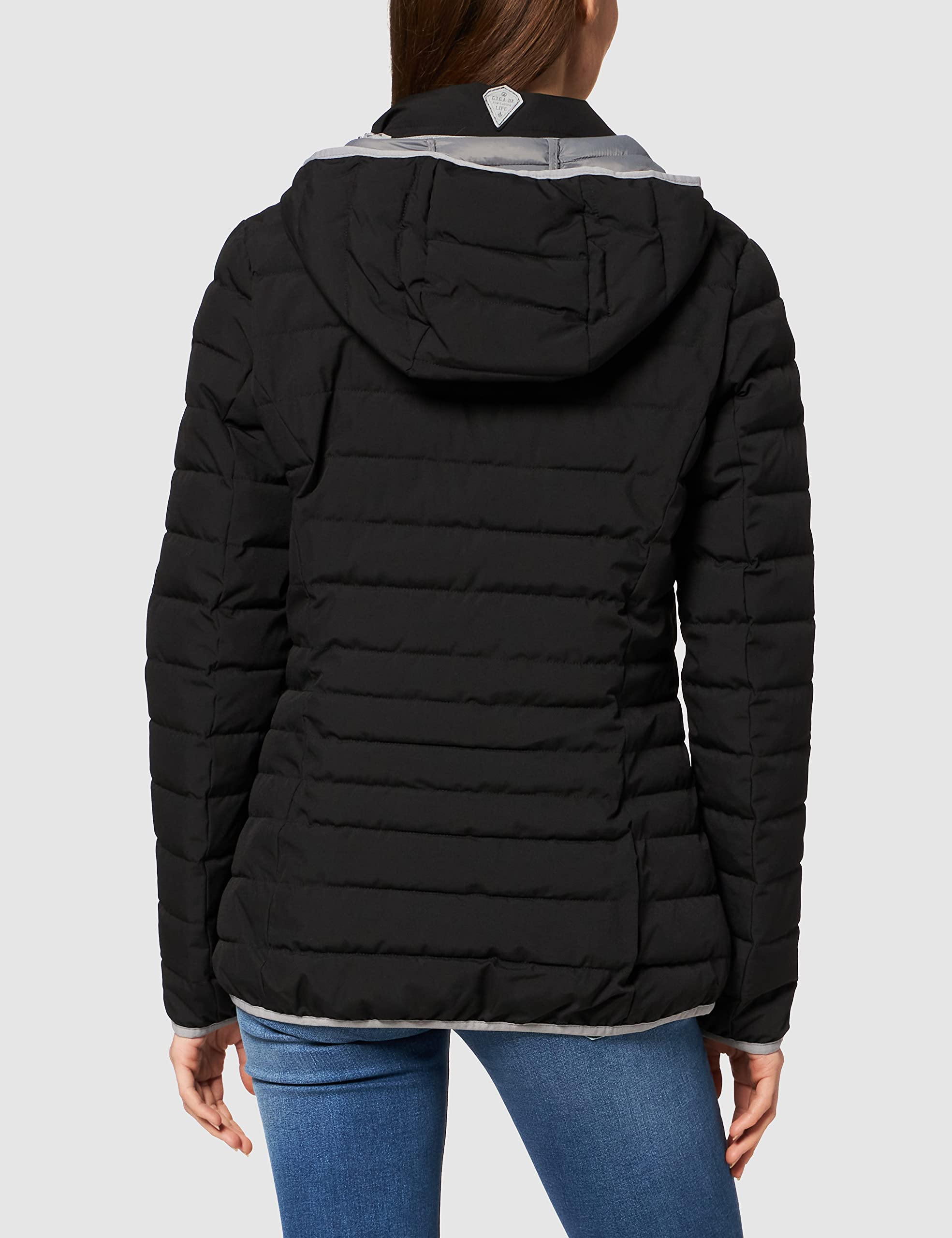 G.I.G.A. DX Uyaka Giacca funzionale casual in look piumino con cappuccio staccabile con zip Donna