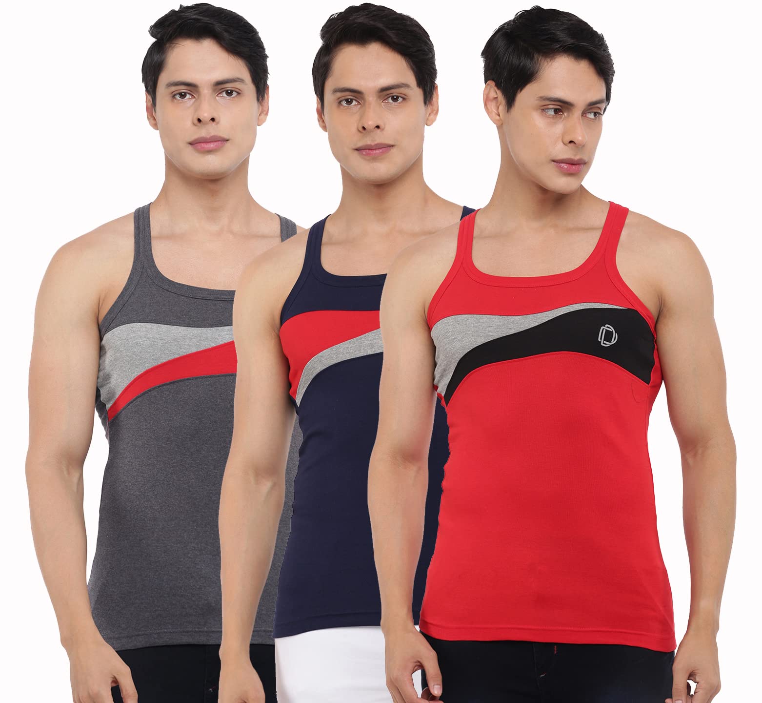 dollar bigboss Men's Solid Regular Fit Gym Vest-picture-25