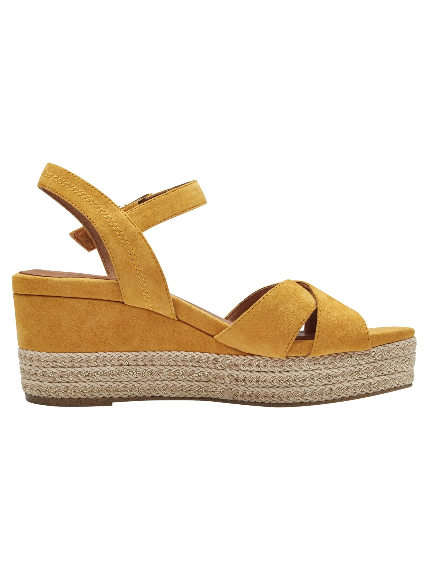 Tamaris Tamaris Damskie 1-28001-42 - Sandał na koturnie Kobiety