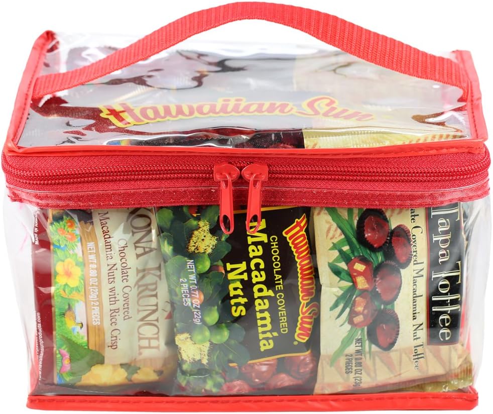 Variety Bag with Chocolate Macadamia Nuts, Tapa Toffee, and Kona Krunch
