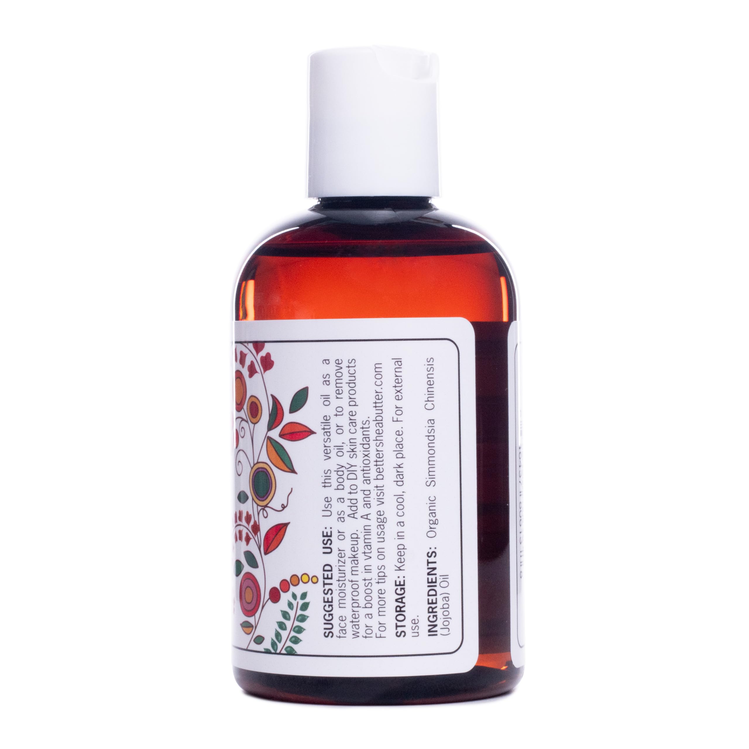 Organic Jojoba Oil - Cold Pressed, Unrefined, 100% Pure - Most Versatile of All Carrier Oils - Używaj jako włosy na włosy, twarz i ciało lub dodaj do swojej pielęgnacji skóry DIY - 4 uncje od Better