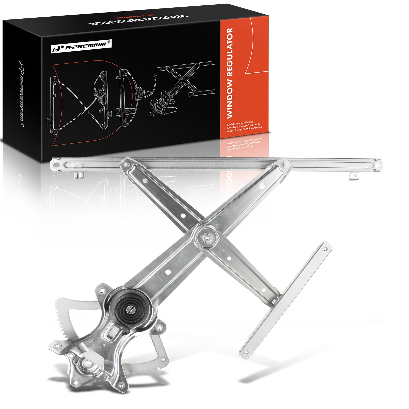 A-Premium Power Electric Window Regulator Without Motor Compatible with Toyota Sequoia 2001-2007 Tundra 2004-2006 Front Driver Side