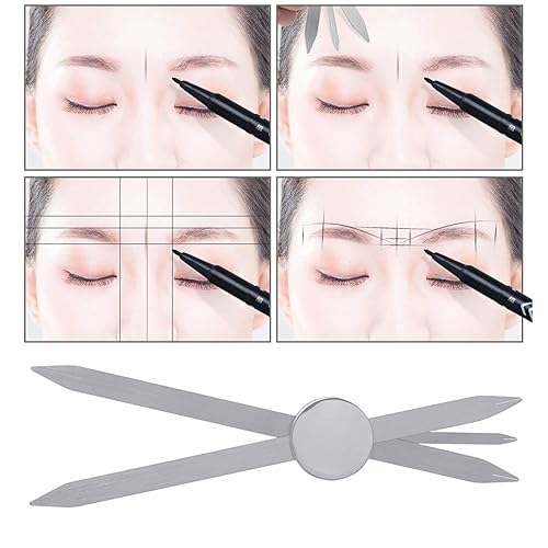 Miniatura 3 de Golden Ratio - Regla de cejas para cejas, plantilla de tatuaje para cejas, regla de diseño de cejas para modelado de cejas de precisión, herramienta