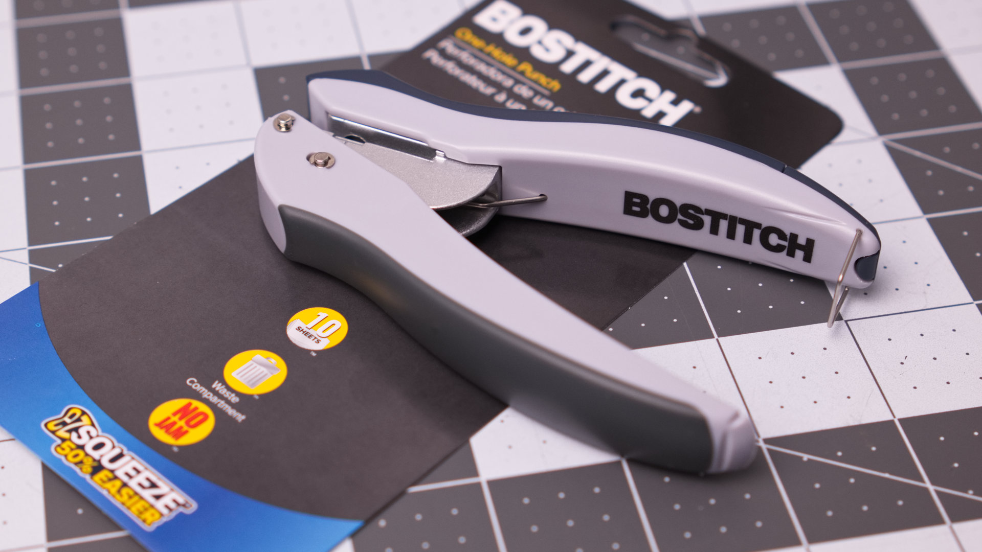 Watch Bostitch Office EZ Squeeze One-Hole Punch Review on Amazon Live
