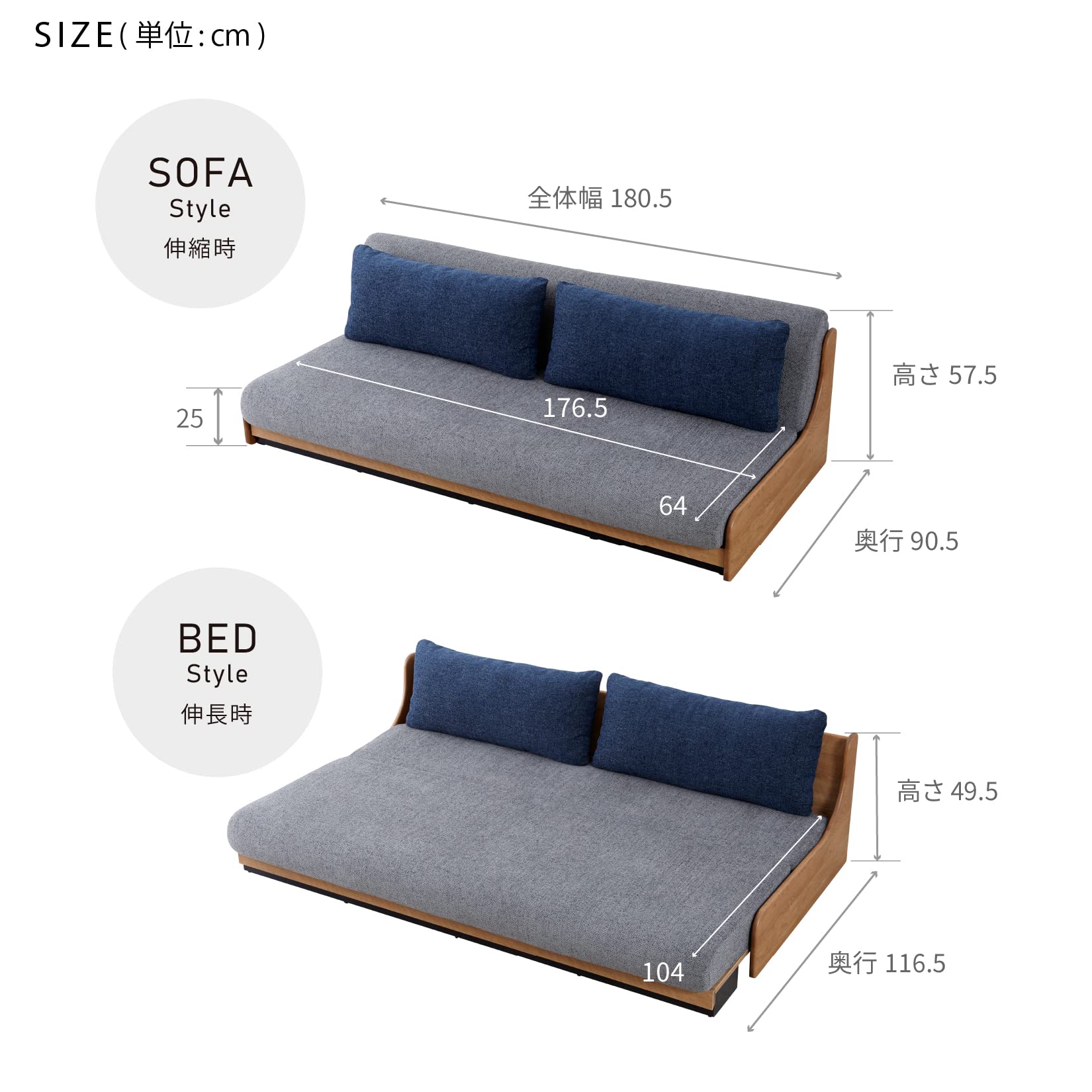 Amazon｜大川家具 モーブル 日本製 ローソファ ベッド ごろ寝