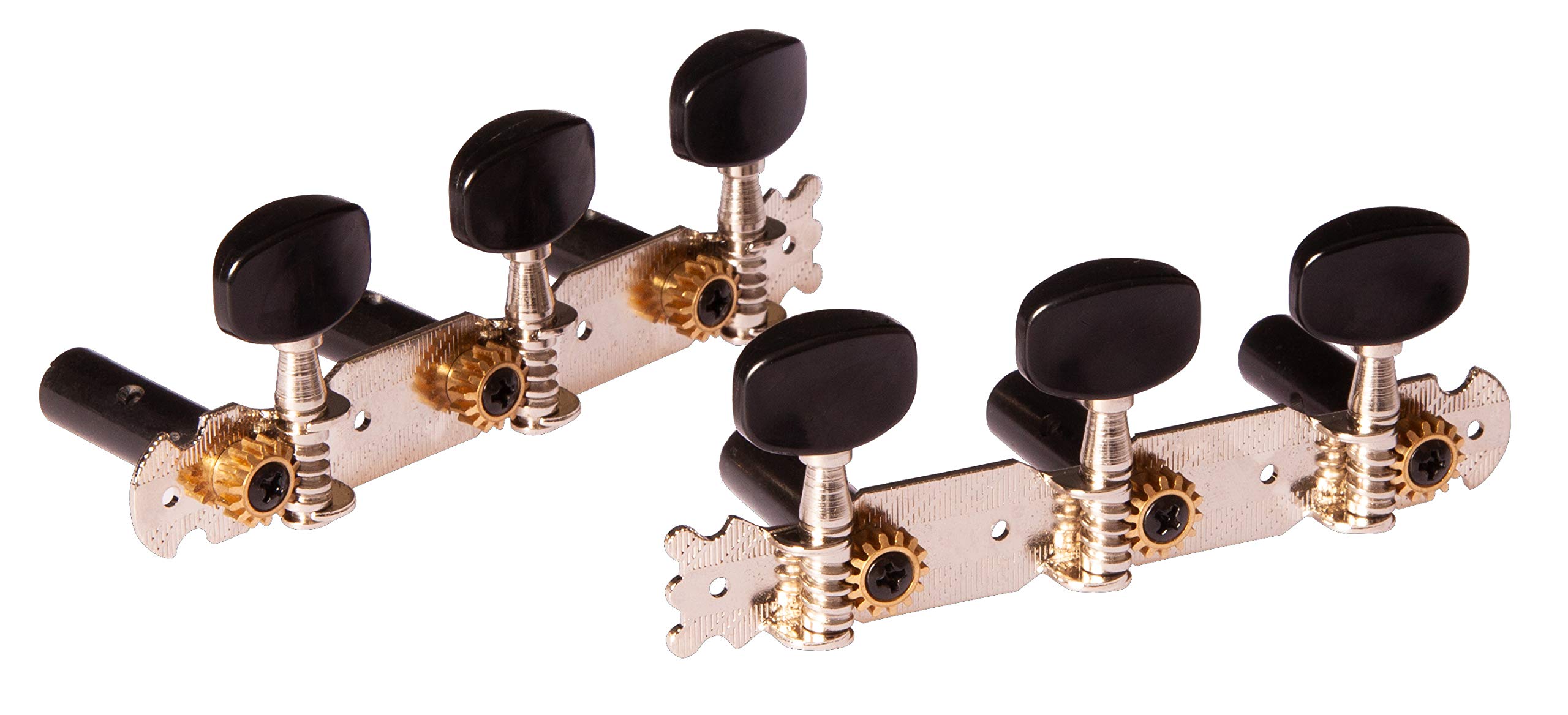 ORTEGA Classic Tuning Machines - Silver/Black (OTM-STUDENT)