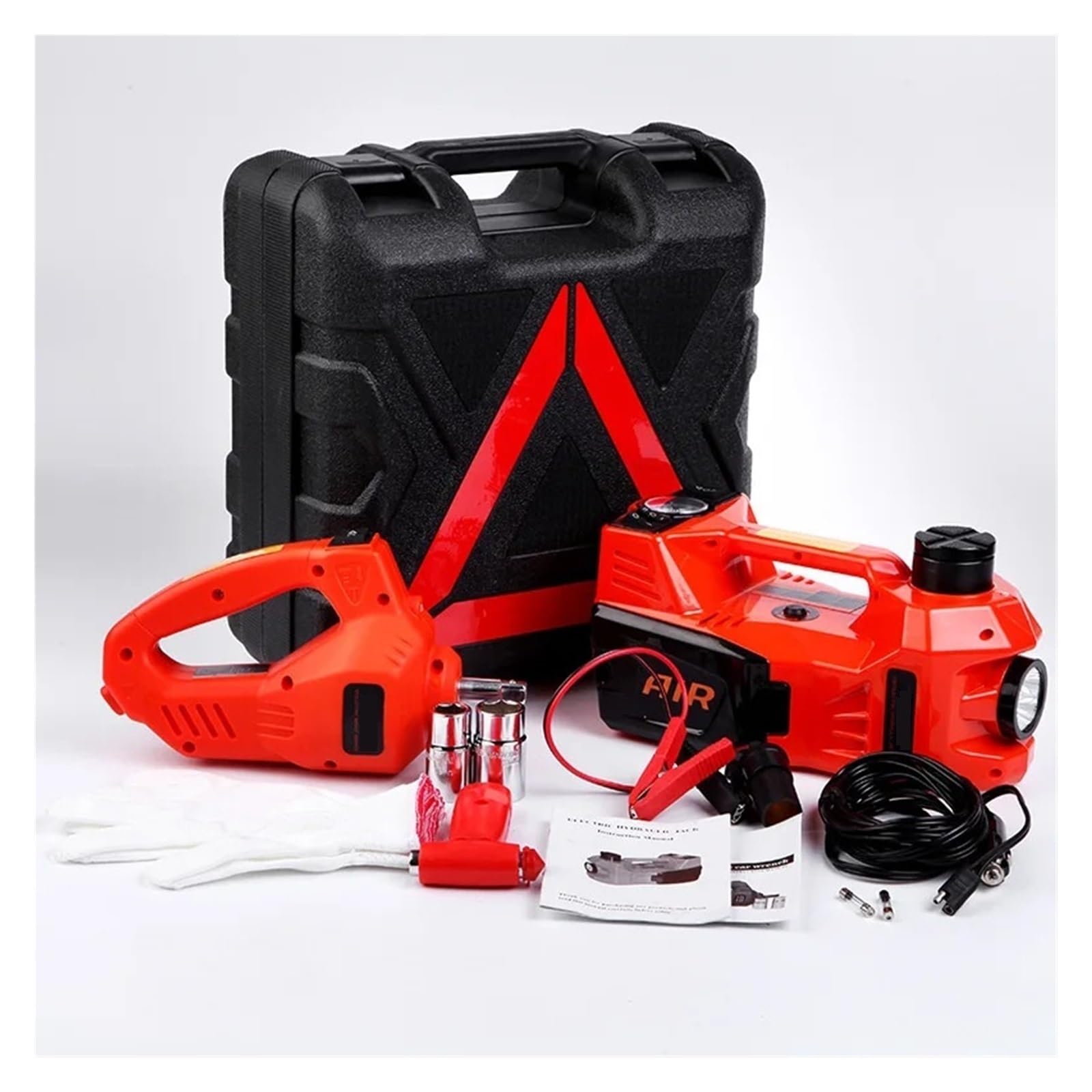 Auto-Wagenheber, Autoausrüstung, 12 V, 5 T, Wagenheber-Set, Elektrischer Schraubenschlüssel SchnellesS icheres Heben