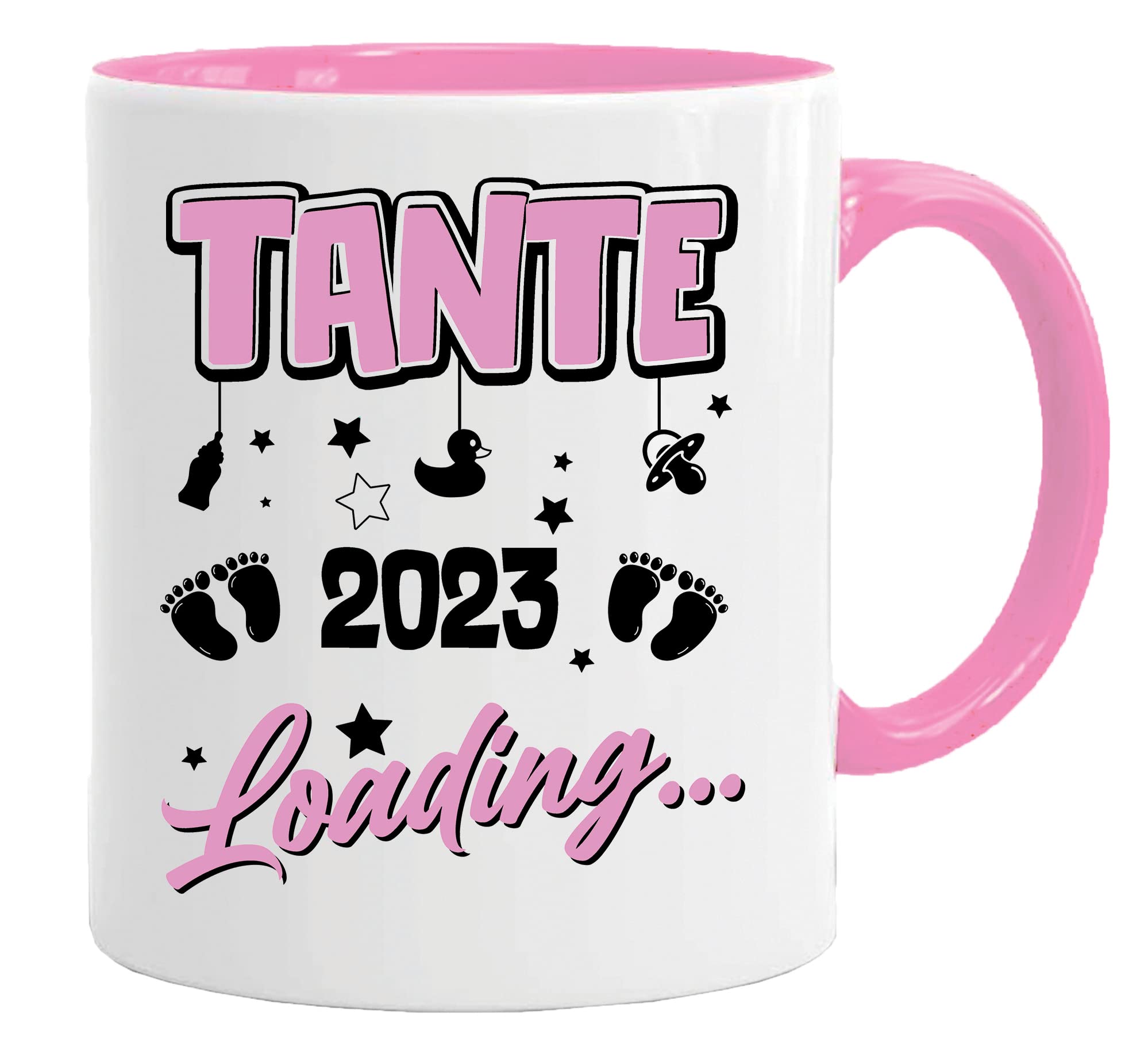 Acen Merchandise Mug with Saying Aunt Loading 2023 | Aunt Mug | Gifts for Expectant Mums/Aunt/Dad/Uncle | Coffee Cup Tea Cup Gift Idea | Mug