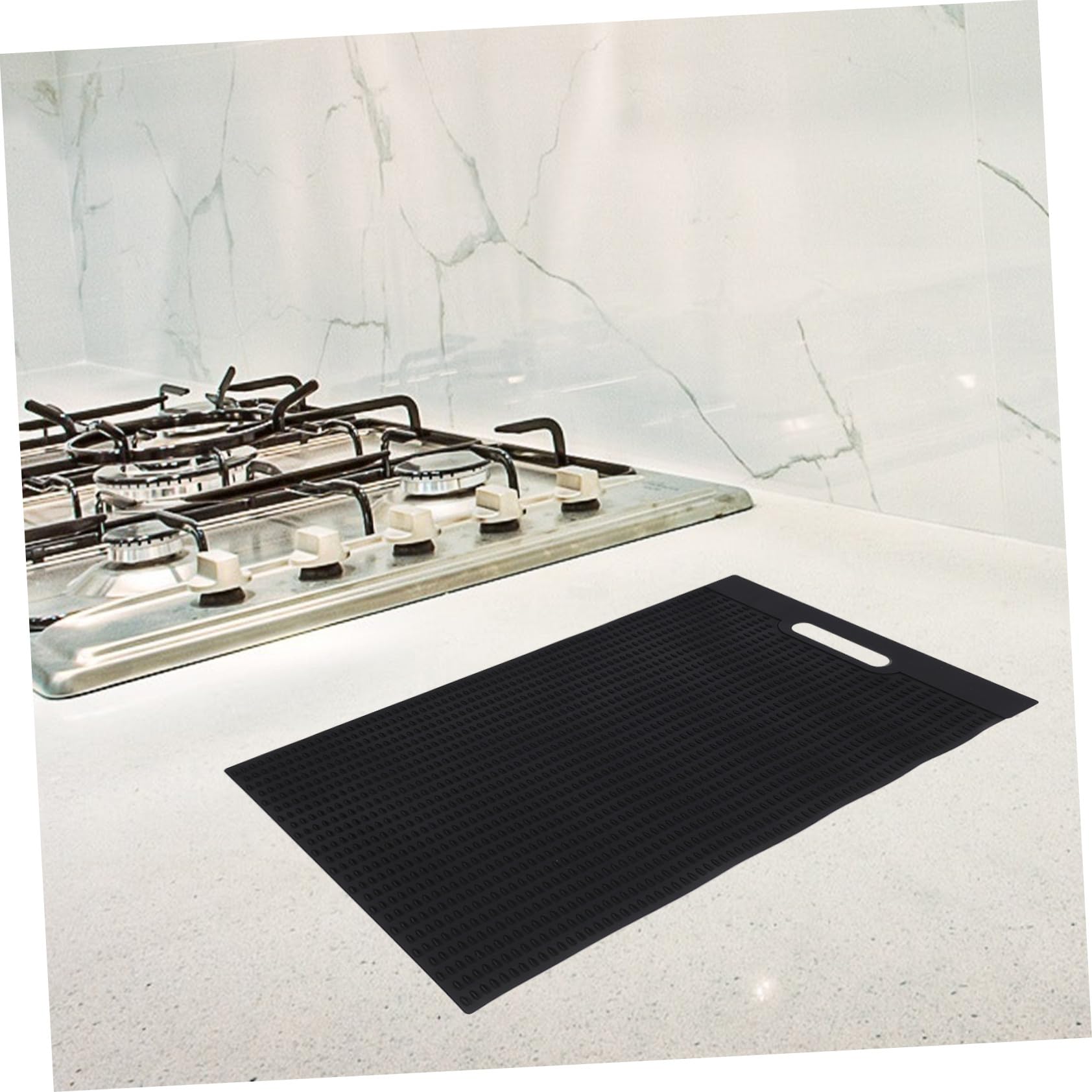 Pvc Fischmatte Antirutsch Küchenmatte Fischputzbrett Entwässerungsmatte Fischfiletunterlage Klein Schwarz Langlebig Vielseitig Für Fischreinigung Und Filetieren