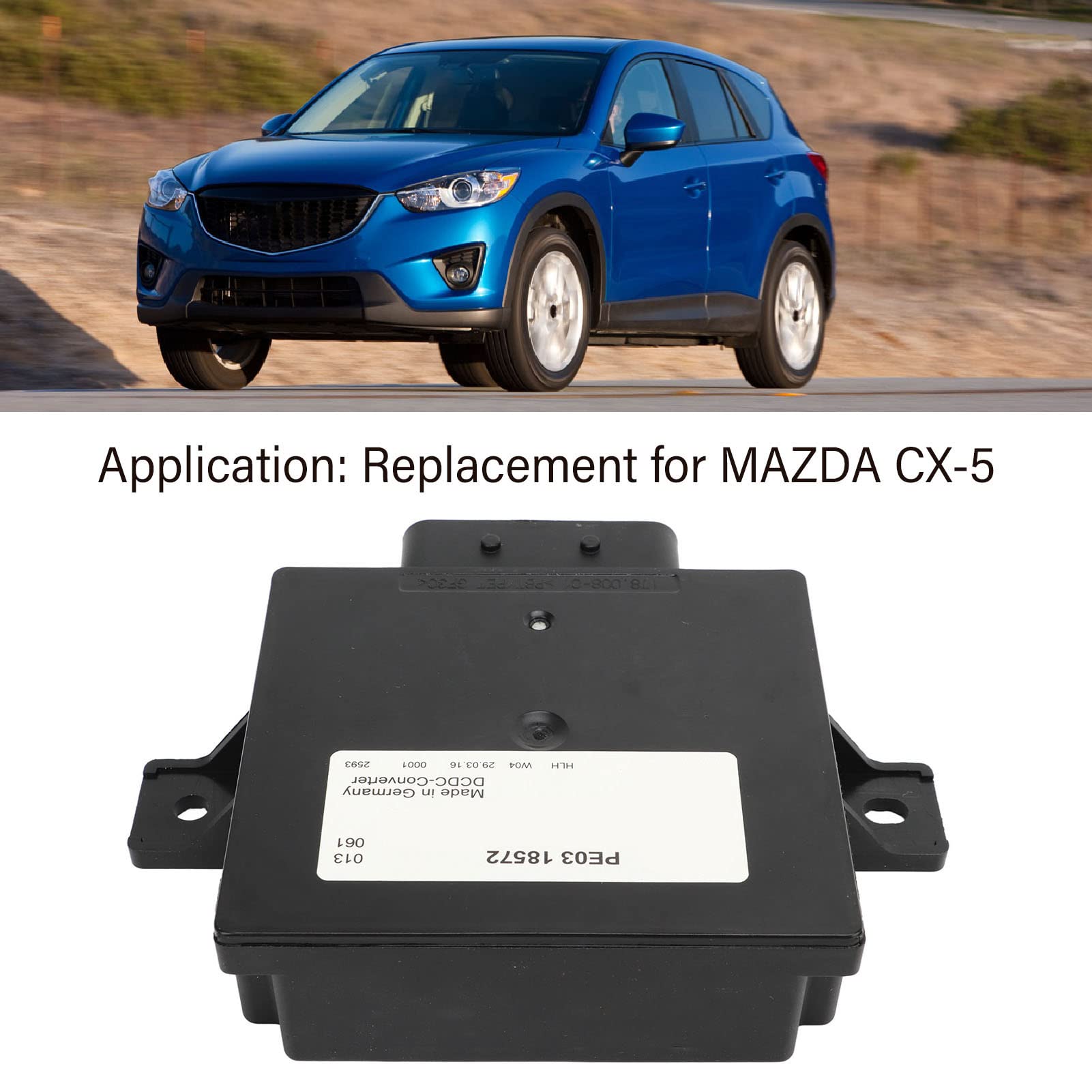 Convertidor de Unidad de Control ECU PE03 18 572 Reemplazo de Unidad de Control de Automóvil de Circuito Eficiente para CX‑5