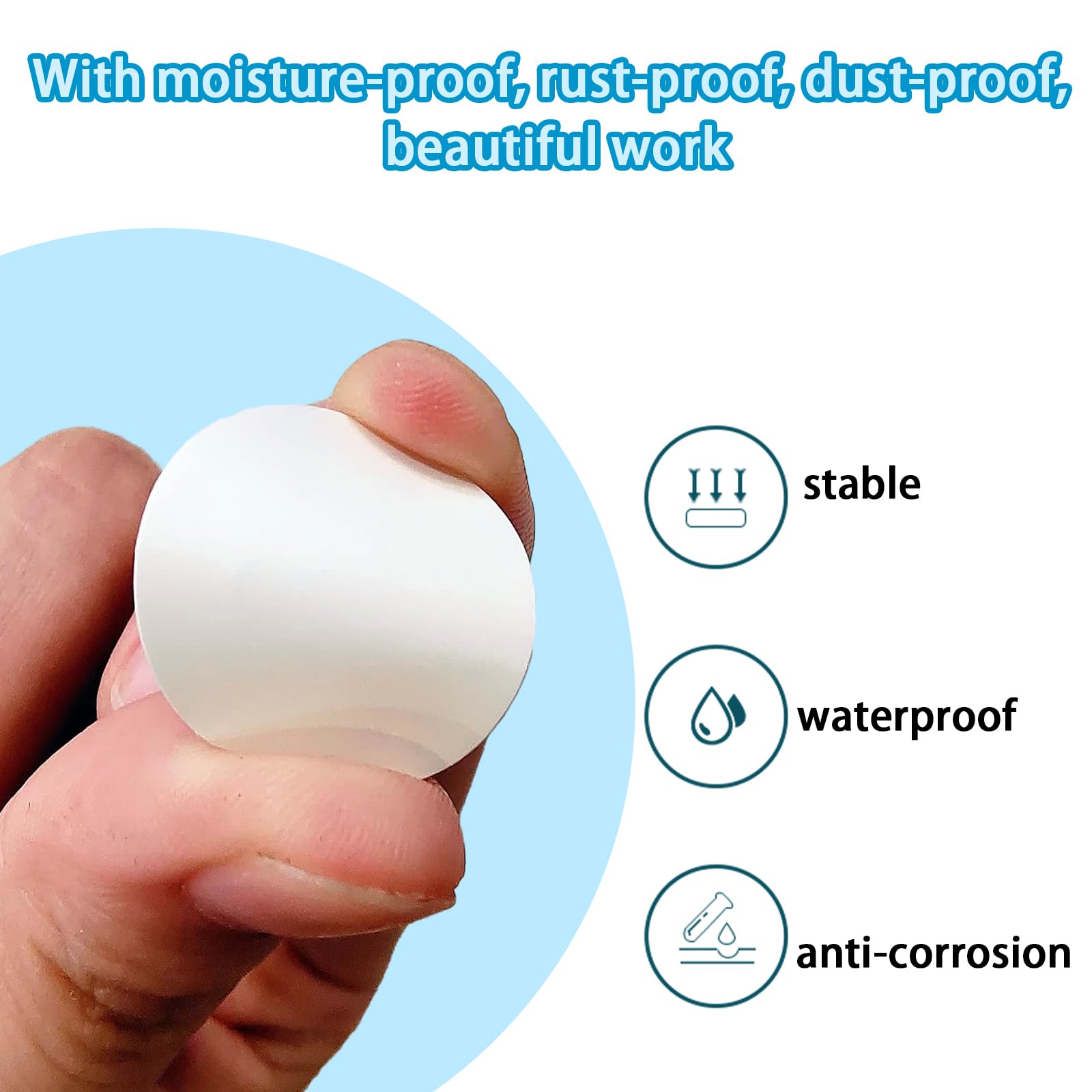 388 stuks witte meubelpads set, 12 mm/21 mm zelfklevende schroefdoppen, meubelstickers stofdicht voor houten plank kast tafel