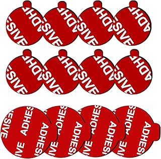 8 Pack Sticky Adhesive Compatible with Socket Mount Base, Double-Sided Replacement Tape for Car Magnetic Phone Holder, 4 Pack Sticker Pads for Collapsible Grip & Stand Base