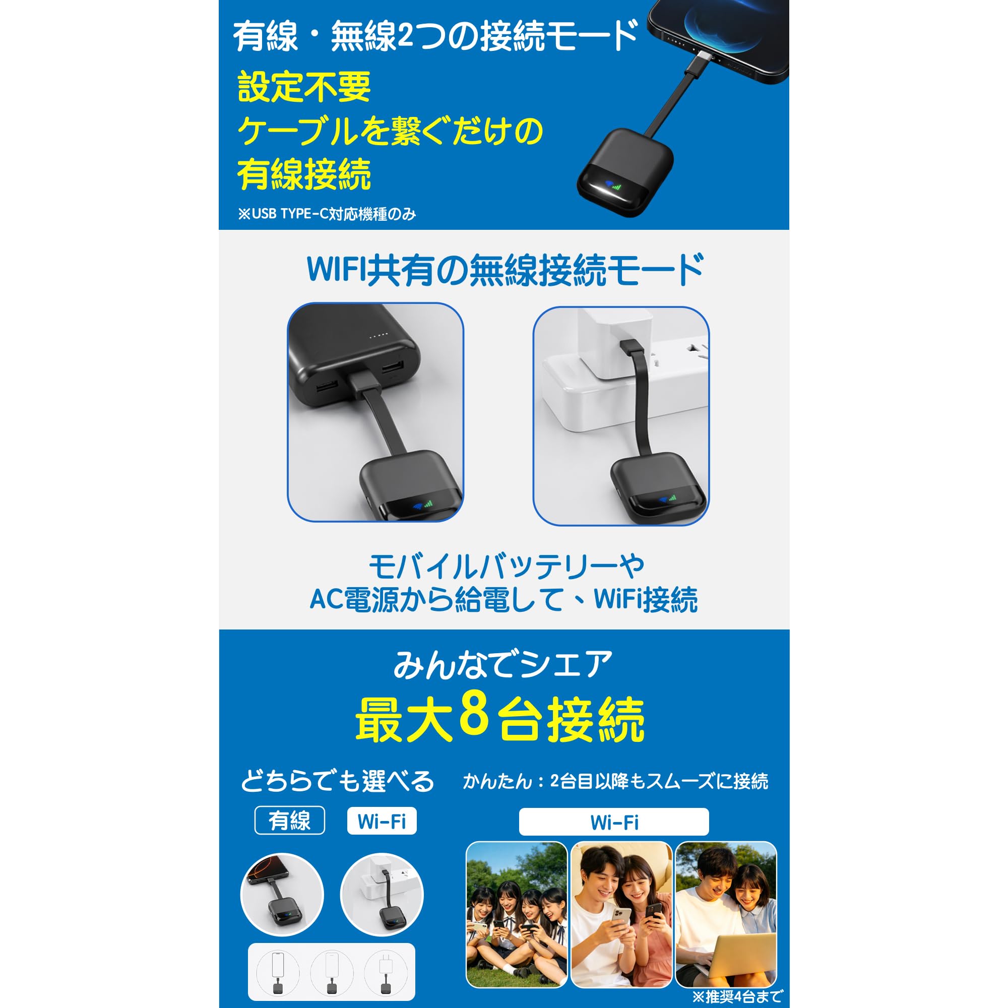 彡新品彡バッテリーレス ポケット WiFi モバイル ルーター 世界120カ国 Amazon.co.jp: Starway バッテリーレス ポケット WiFi 契約不要 国内