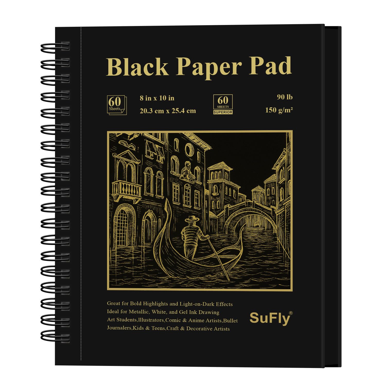 SuFly Sketchbook - 100 Sheets for Artists -23